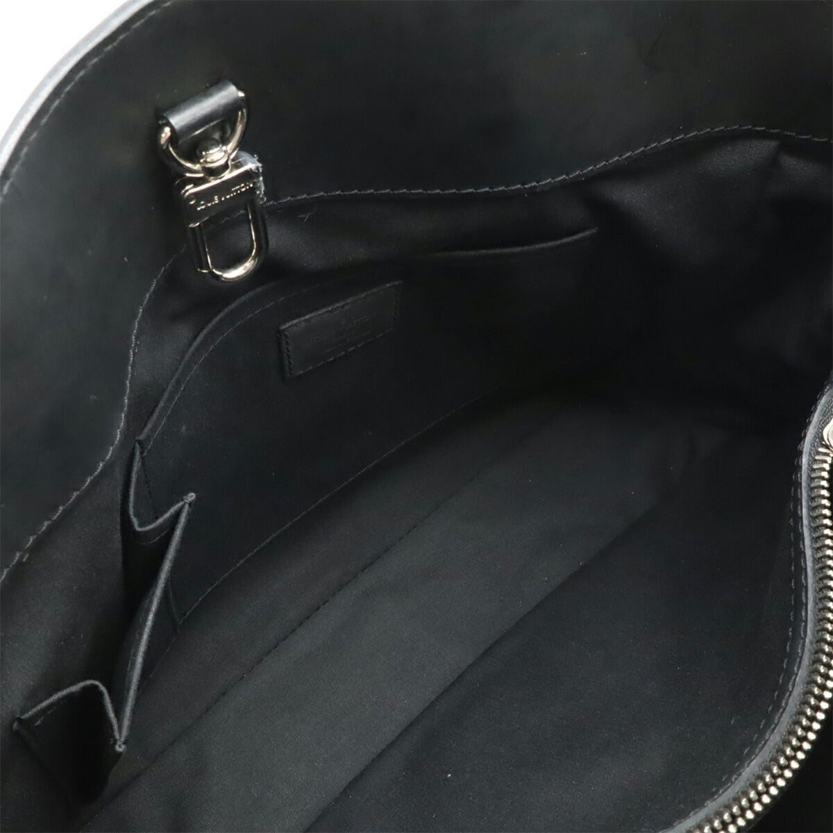 Louis Vuitton Noir Epi Leather Handbag Shoulder Bag Tote Bag (Pre-Owned)