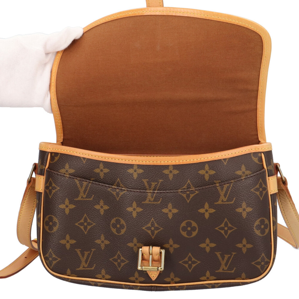 Louis Vuitton Brown Monogram Canvas Shoulder Bag (Pre-Owned)