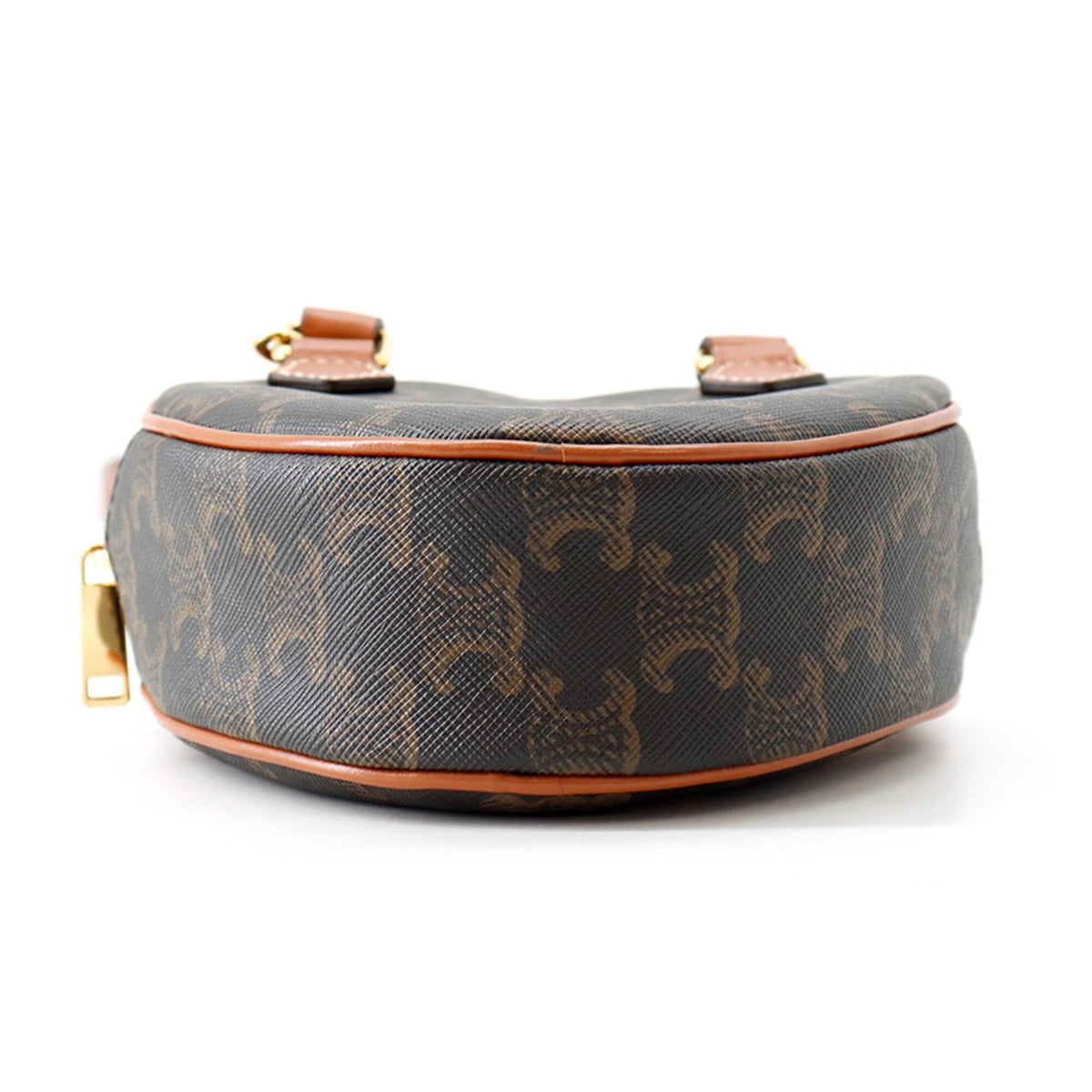 Celine Brown Pvc Leather Handbag Shoulder Bag (Pre-Owned)