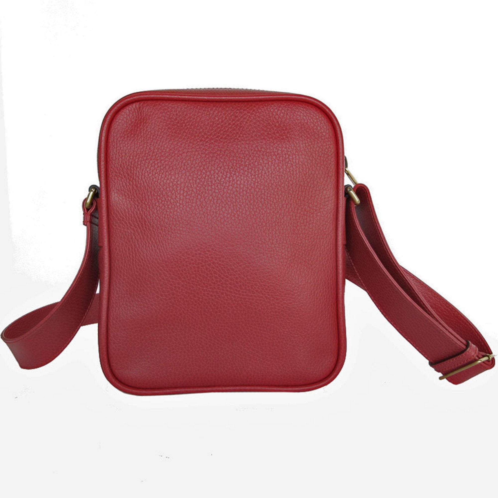 Gucci Dark Red Leather Shoulder Bag (Pre-Owned)