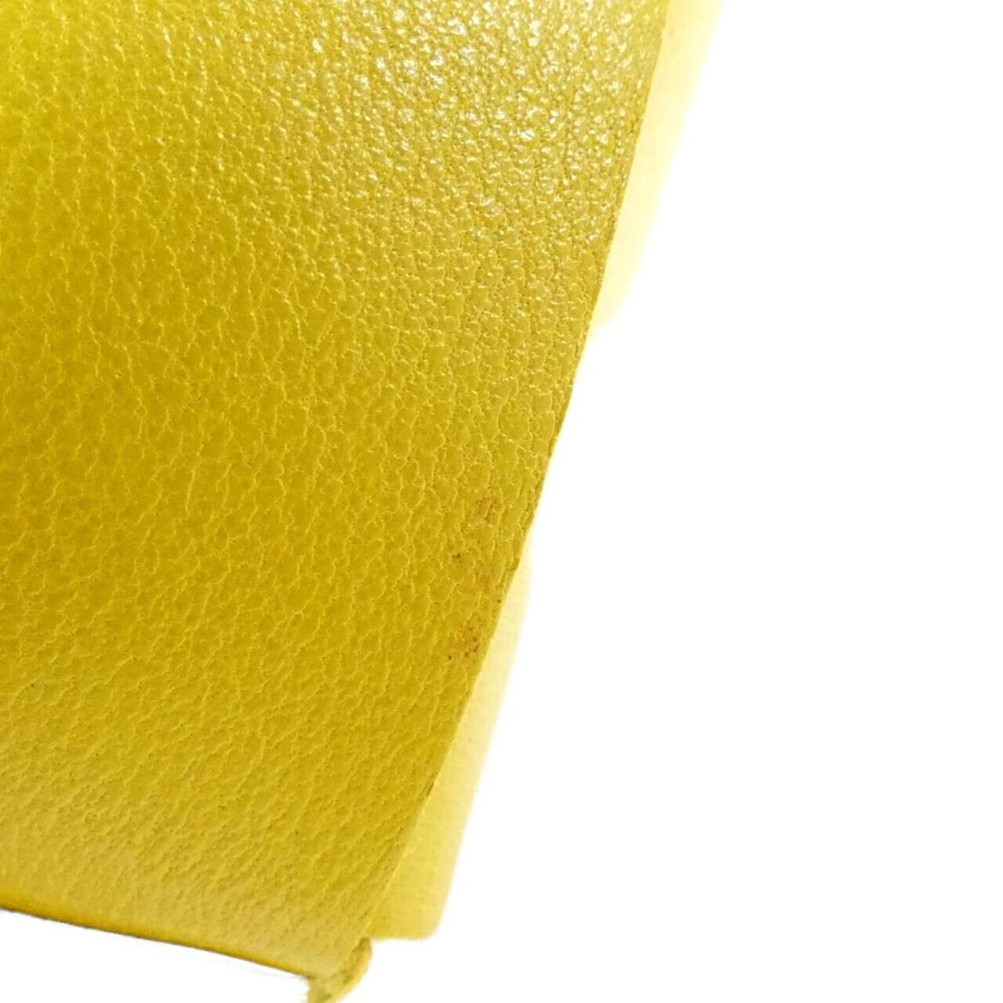 Bottega Veneta Yellow Intrecciato Shoulder Bag (Pre-Owned)