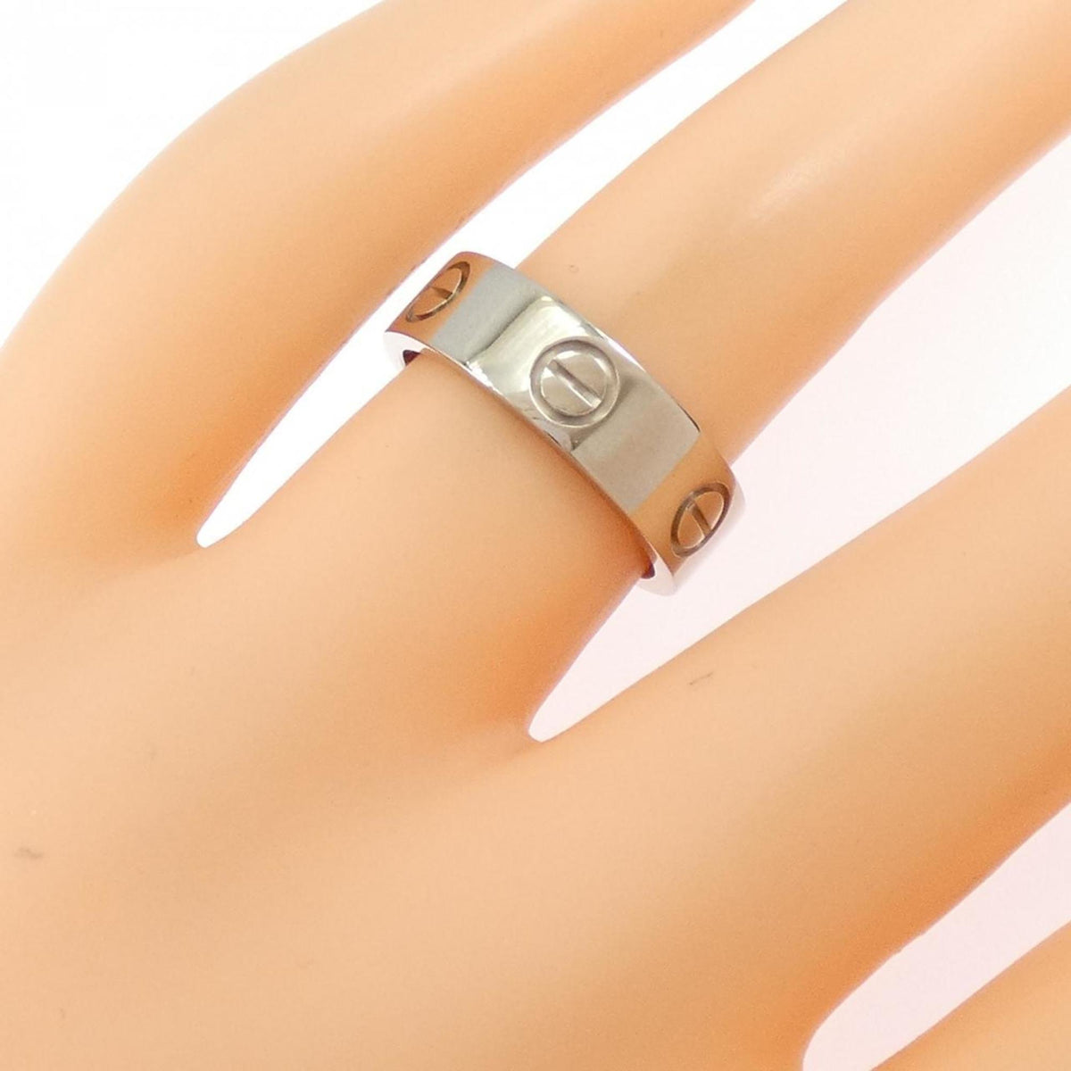 Cartier Love White Gold (18K) Band Ring (Pre-Owned)