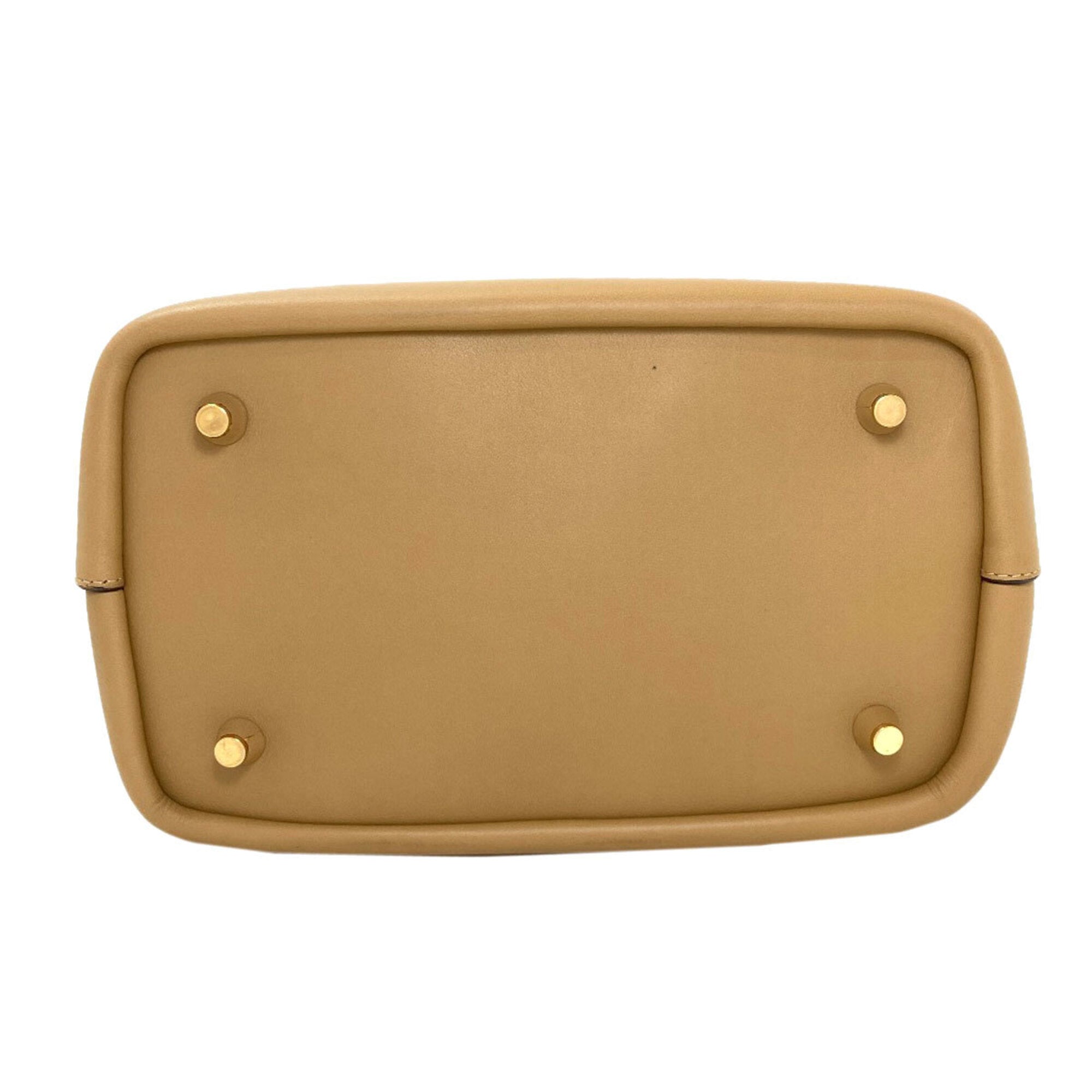 Celine Brown Leather Shoulder Bag (Pre-Owned)