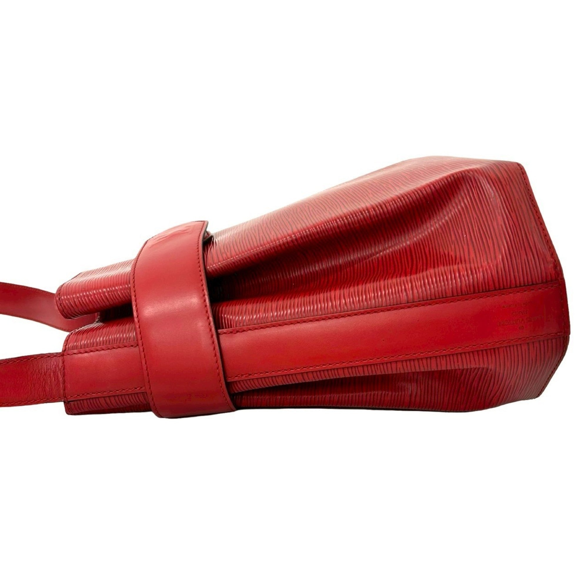 Louis Vuitton Red Color Epi Leather Shoulder Bag Tote Bag (Pre-Owned)