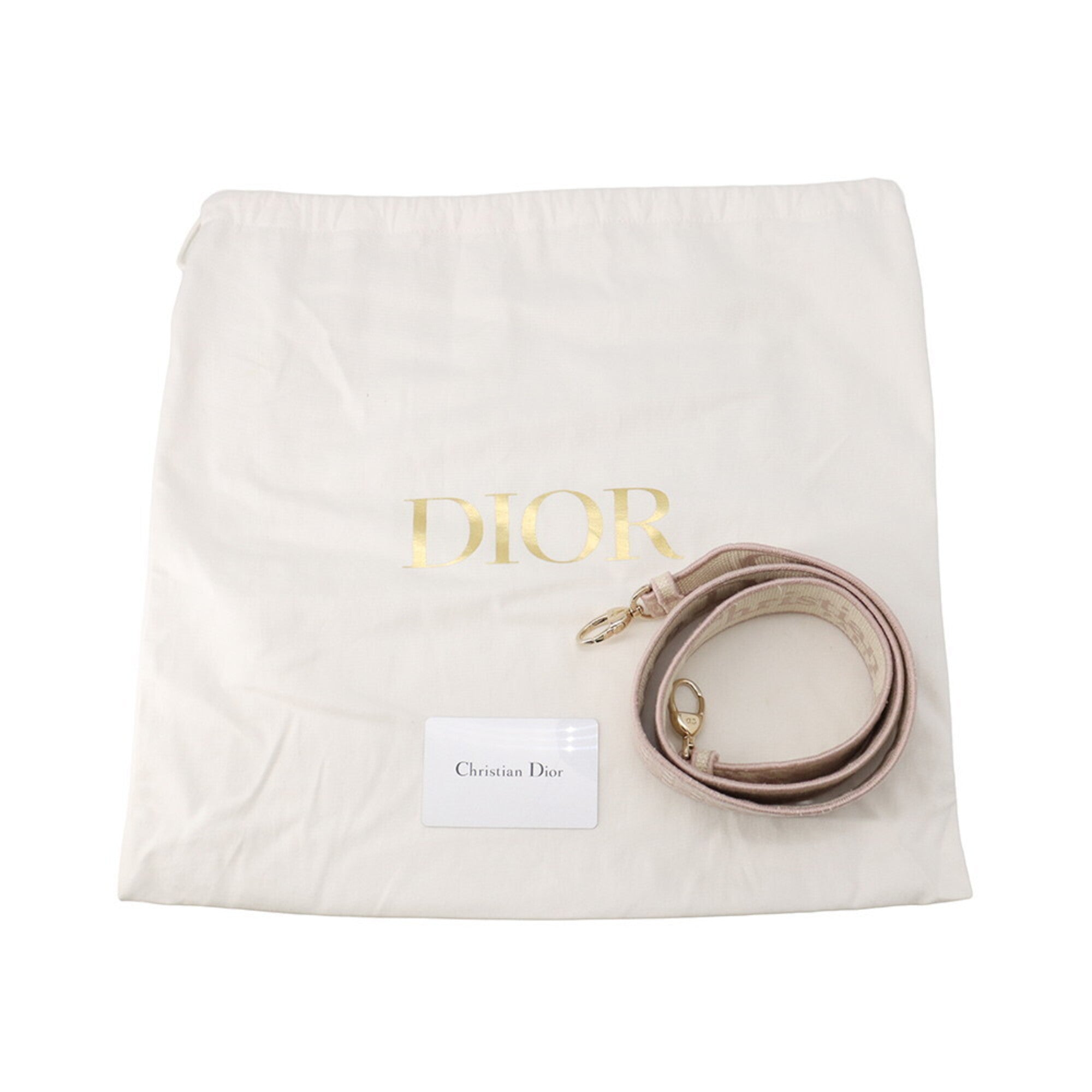 Christian Dior Gold Canvas Handbag (Pre-Owned)
