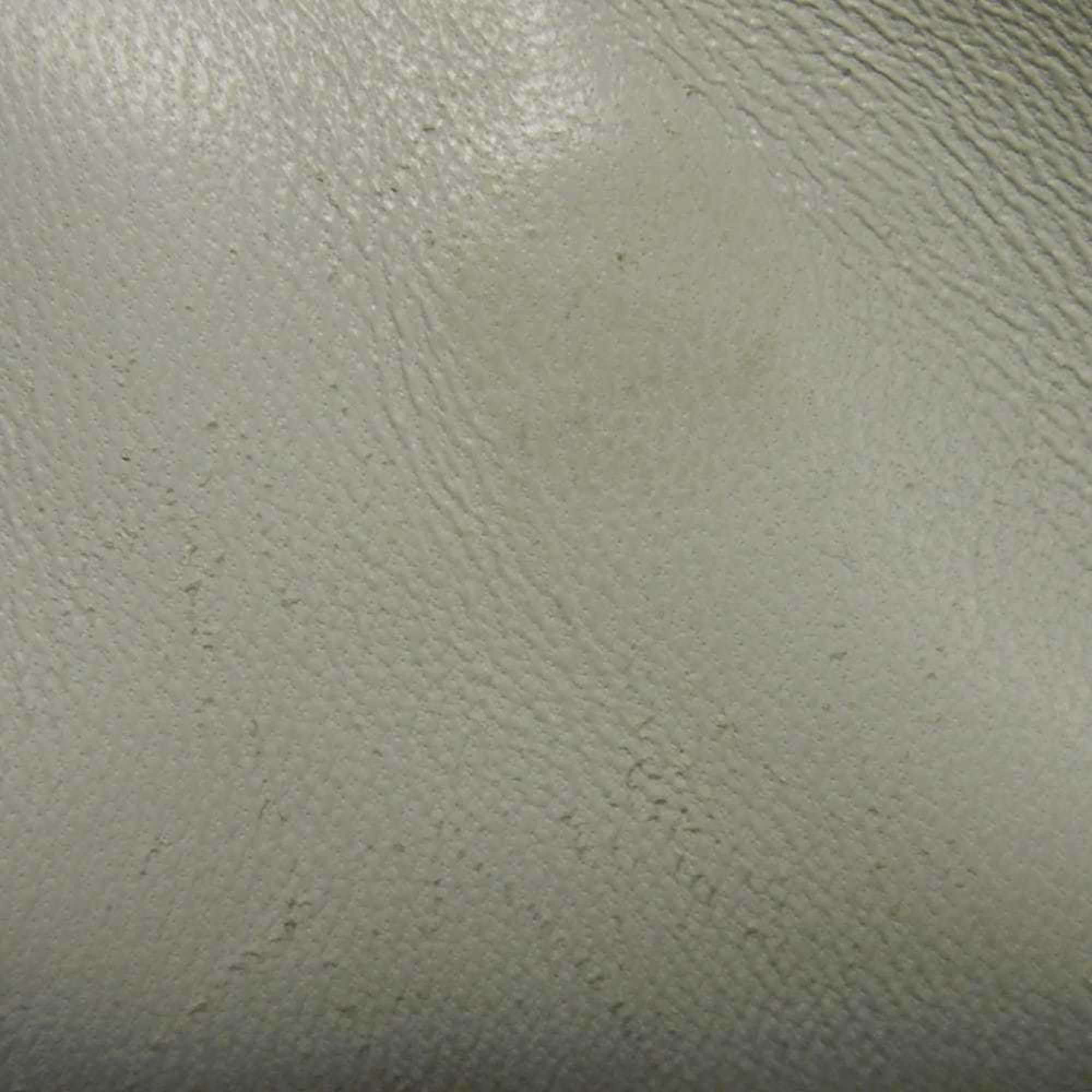 Celine Pale Gray Leather Pochette Shoulder Bag (Pre-Owned)