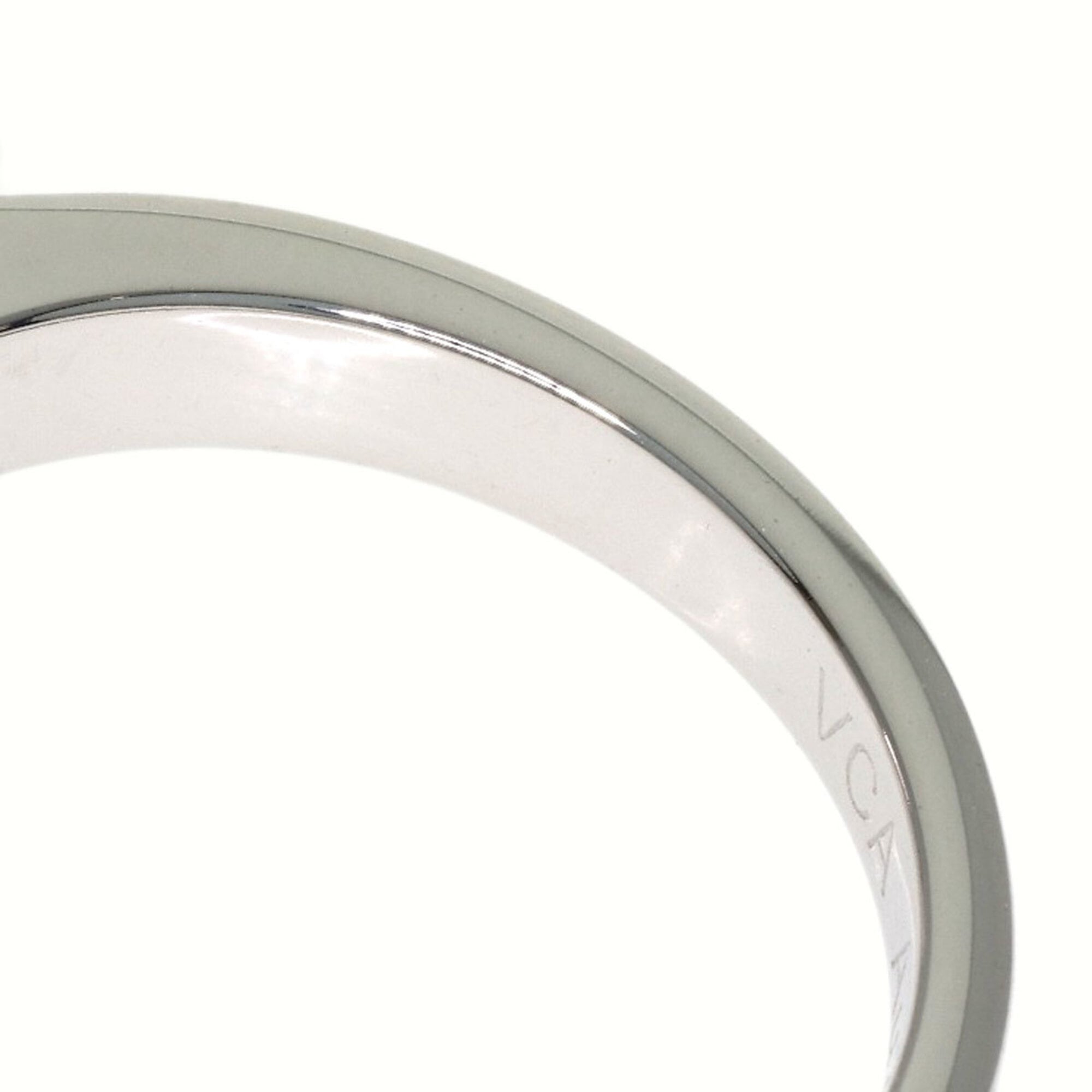 Van Cleef & Arpels White Gold White Gold Band Ring (Pre-Owned)