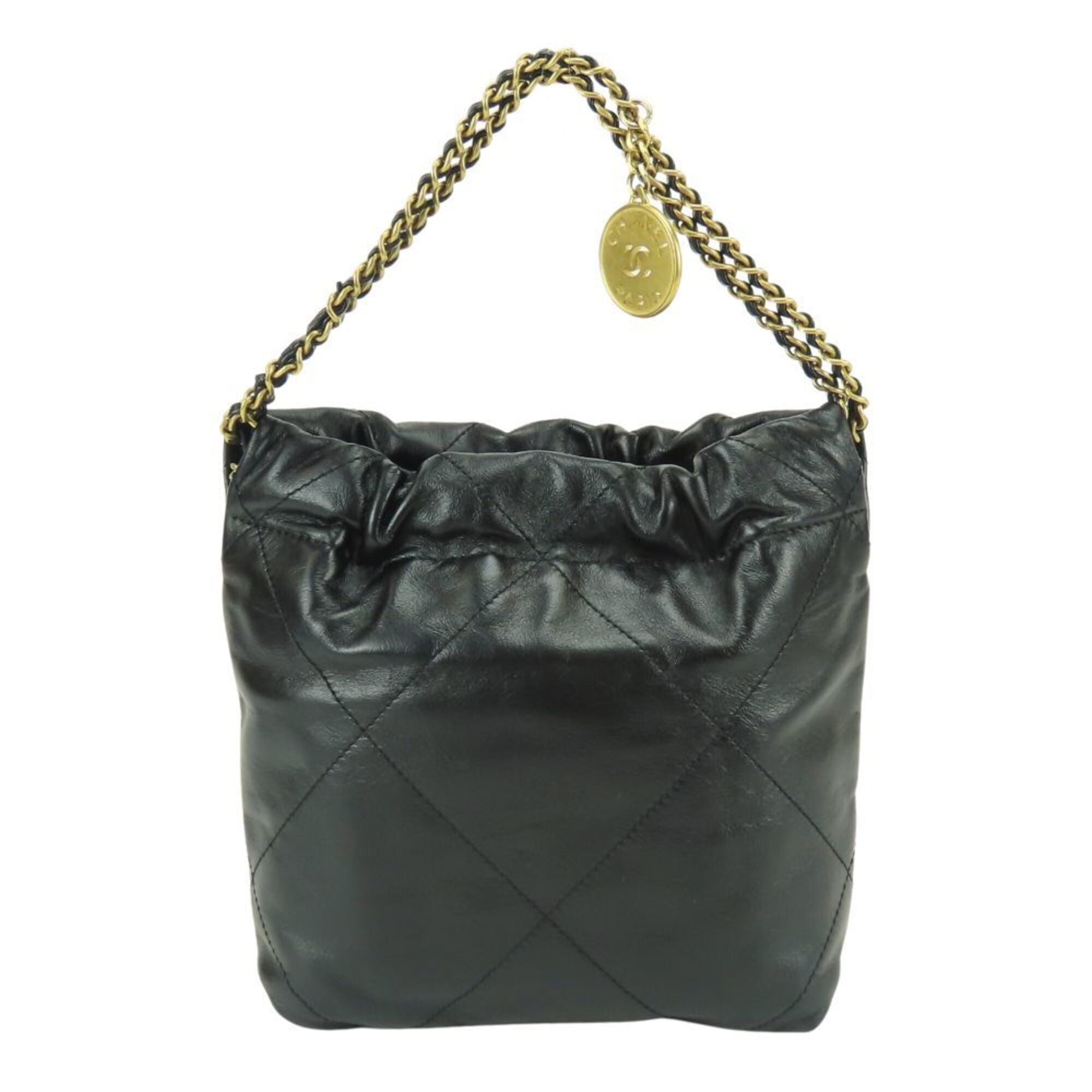 Chanel Black Handbag Shoulder Bag (Pre-Owned)