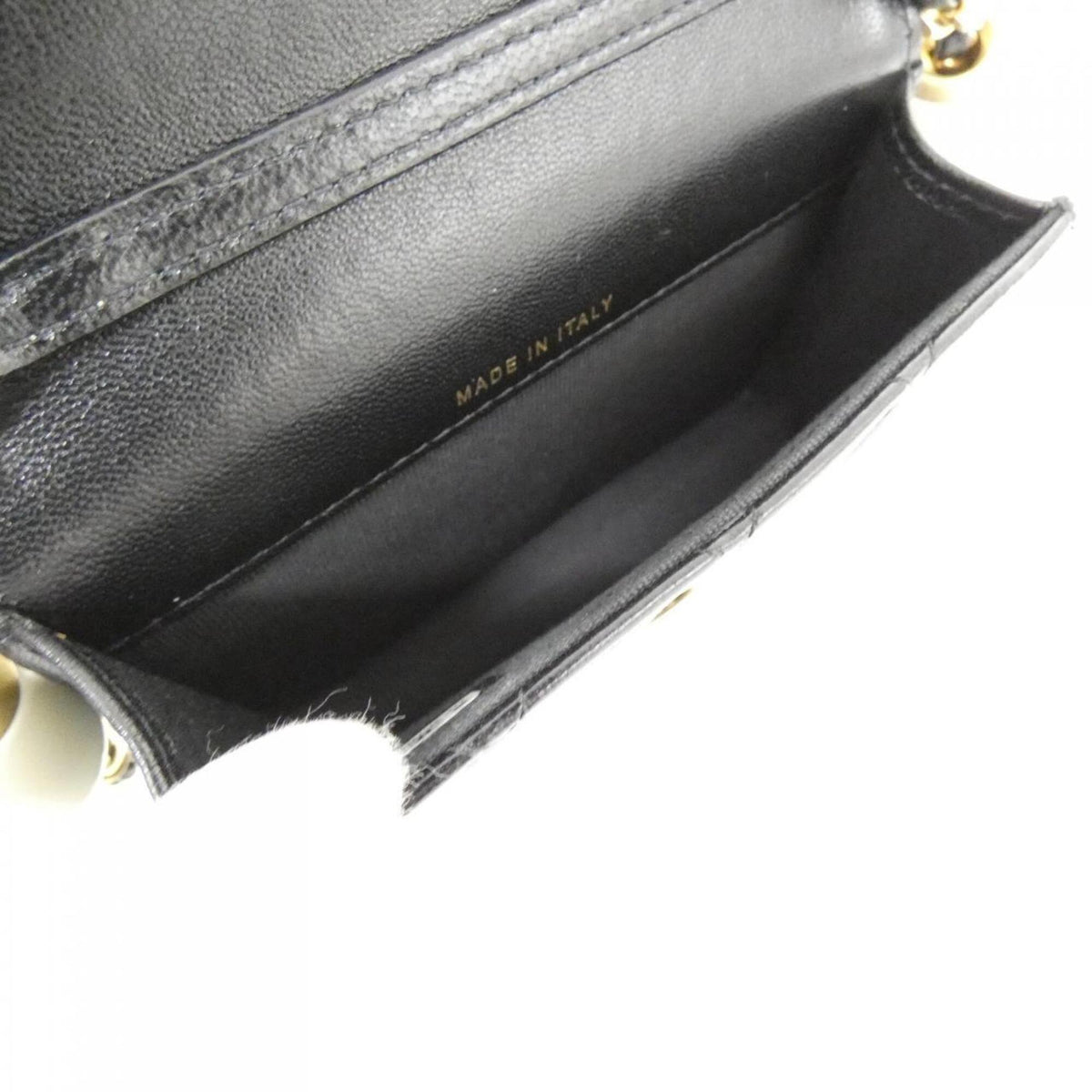 Chanel Black Leather Handbag Shoulder Bag (Pre-Owned)