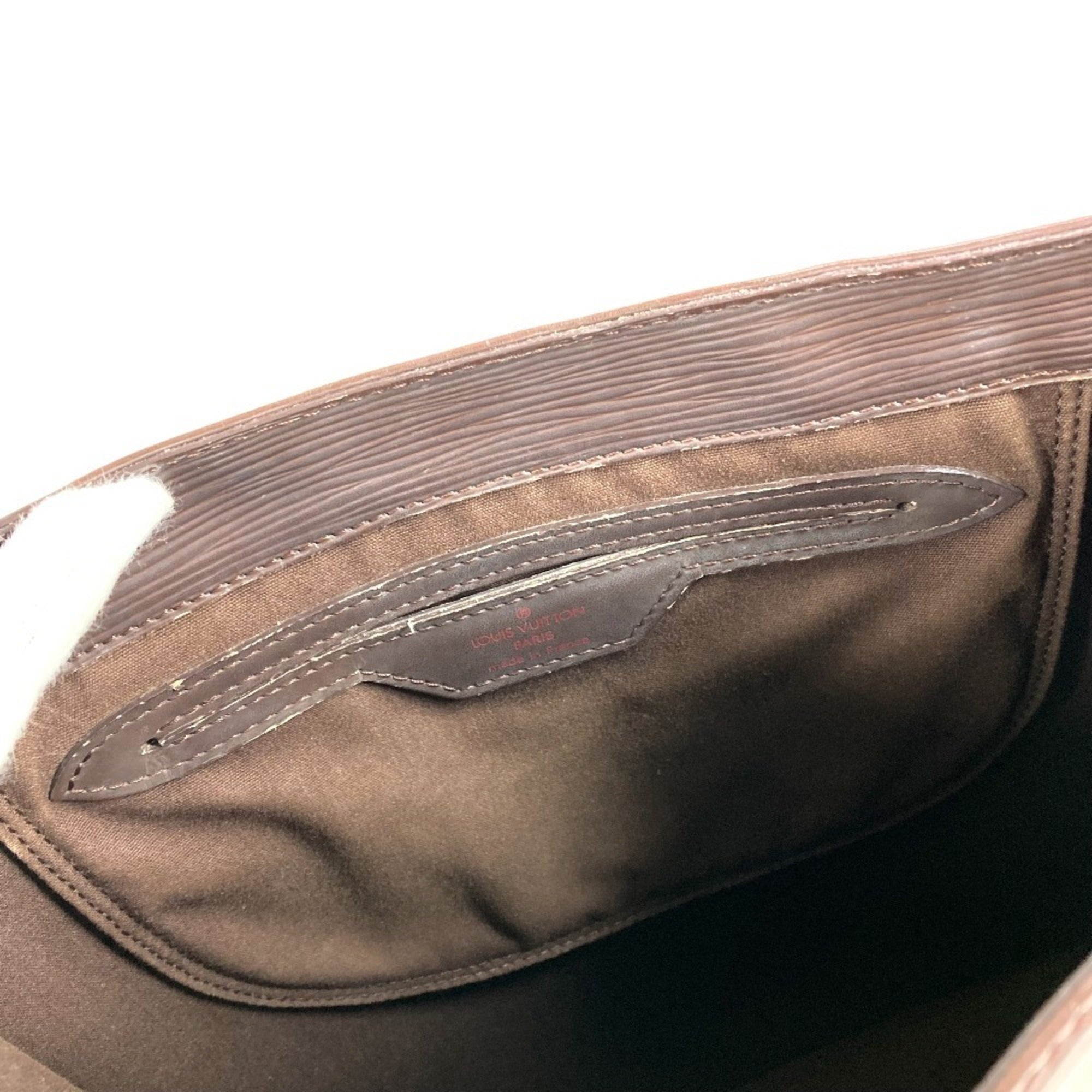 Louis Vuitton Epi Brown Moka Epi Leather Handbag Tote Bag (Pre-Owned)