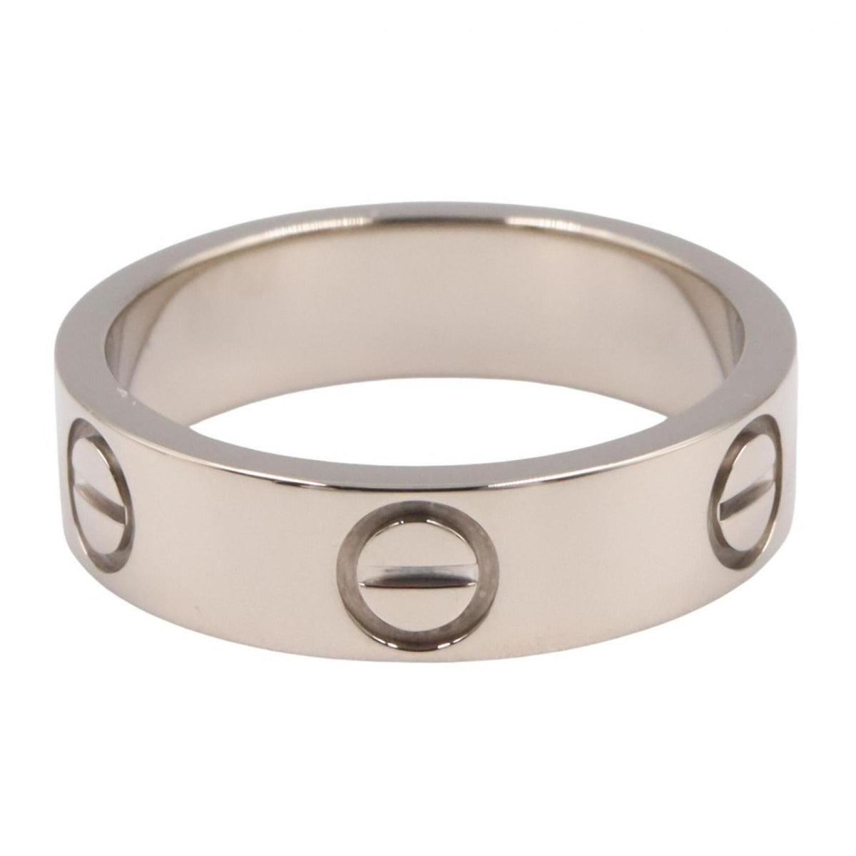 Cartier Silver White Gold (18K) Band Ring (Pre-Owned)