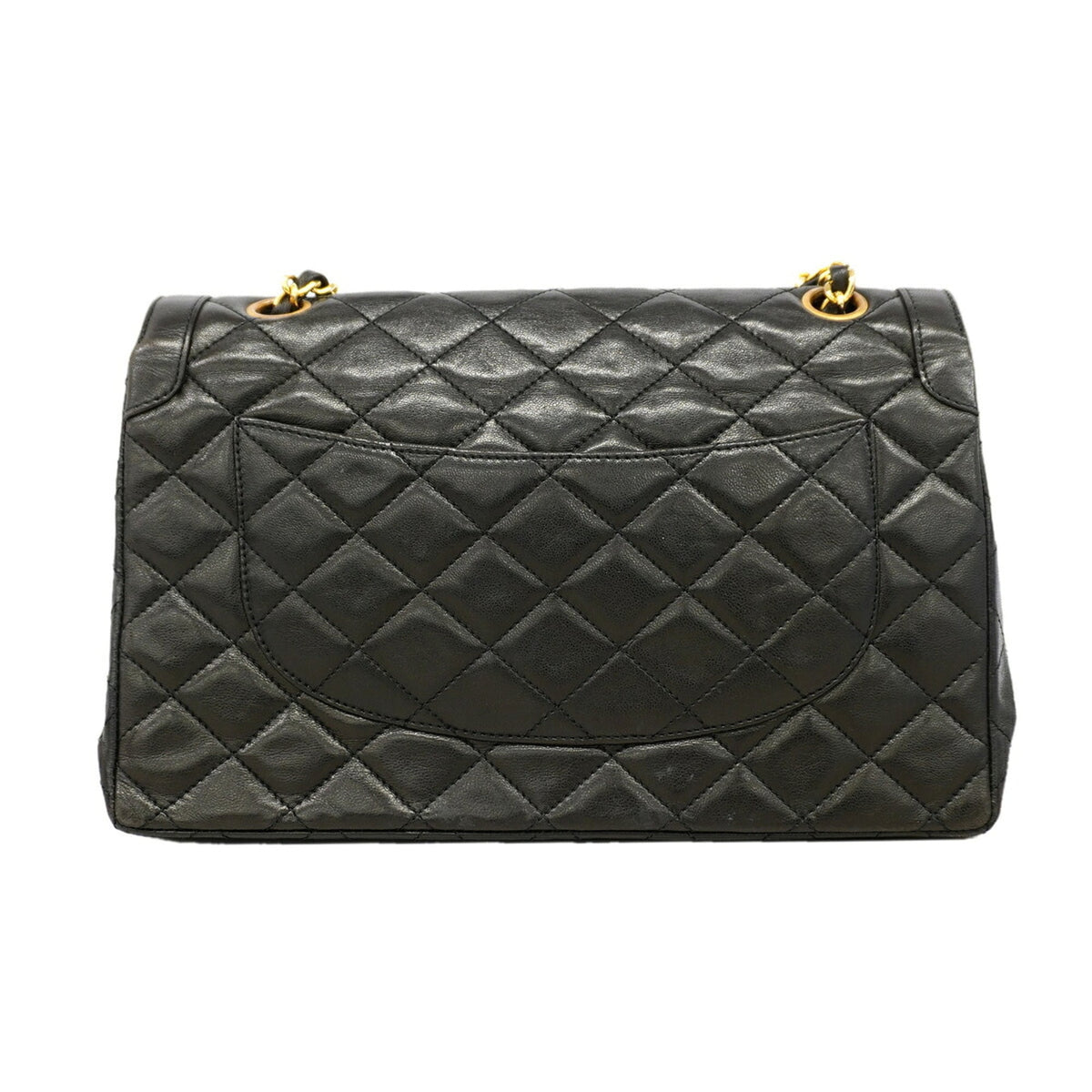 Chanel Black Leather Shoulder Bag (Pre-Owned)