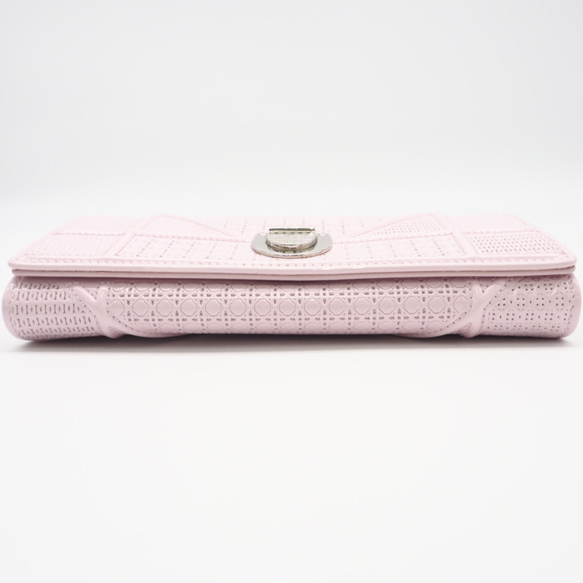 Christian Dior Pink Leather Chain/Shoulder Wallet (Pre-Owned)