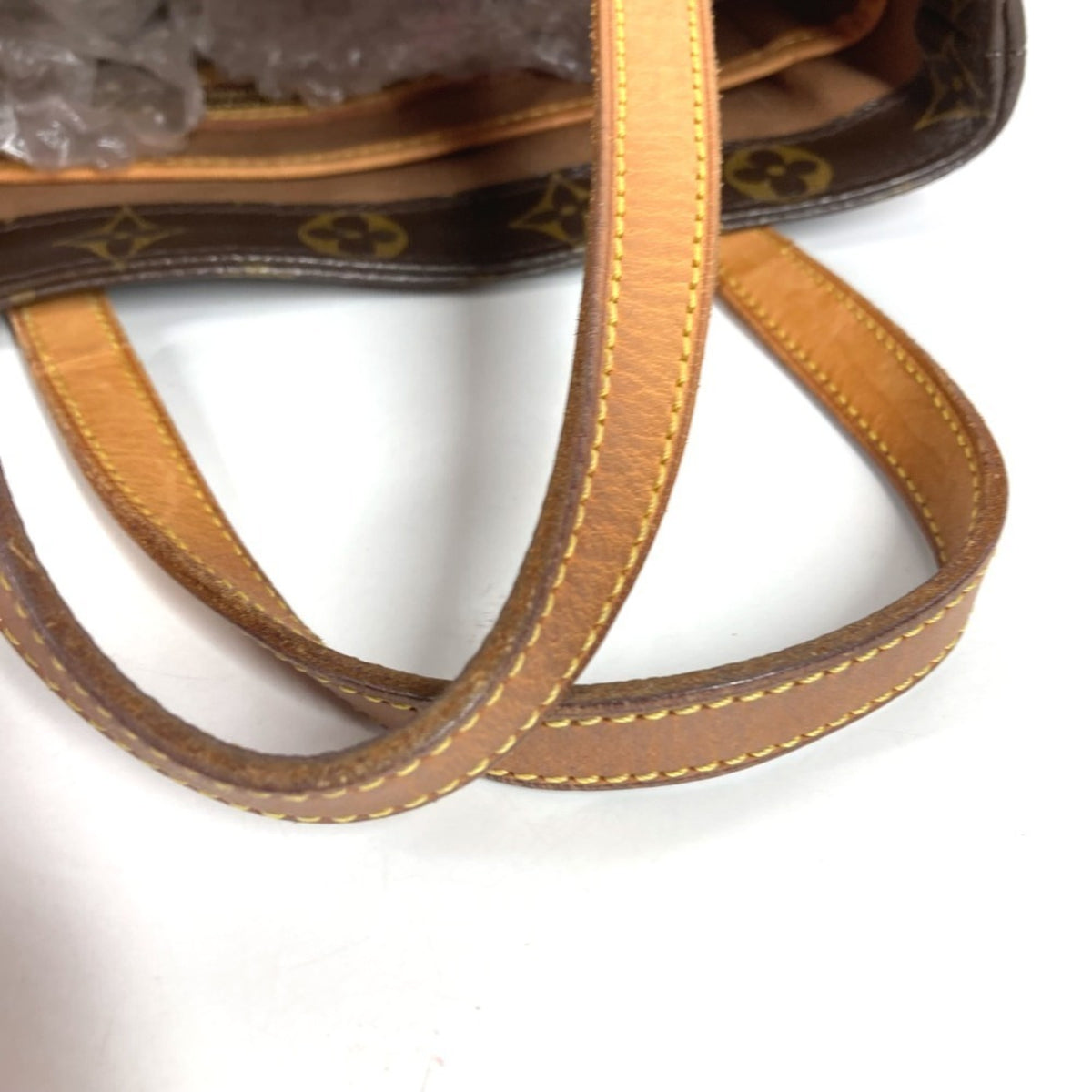 Louis Vuitton Brown Monogram Handbag Tote Bag (Pre-Owned)