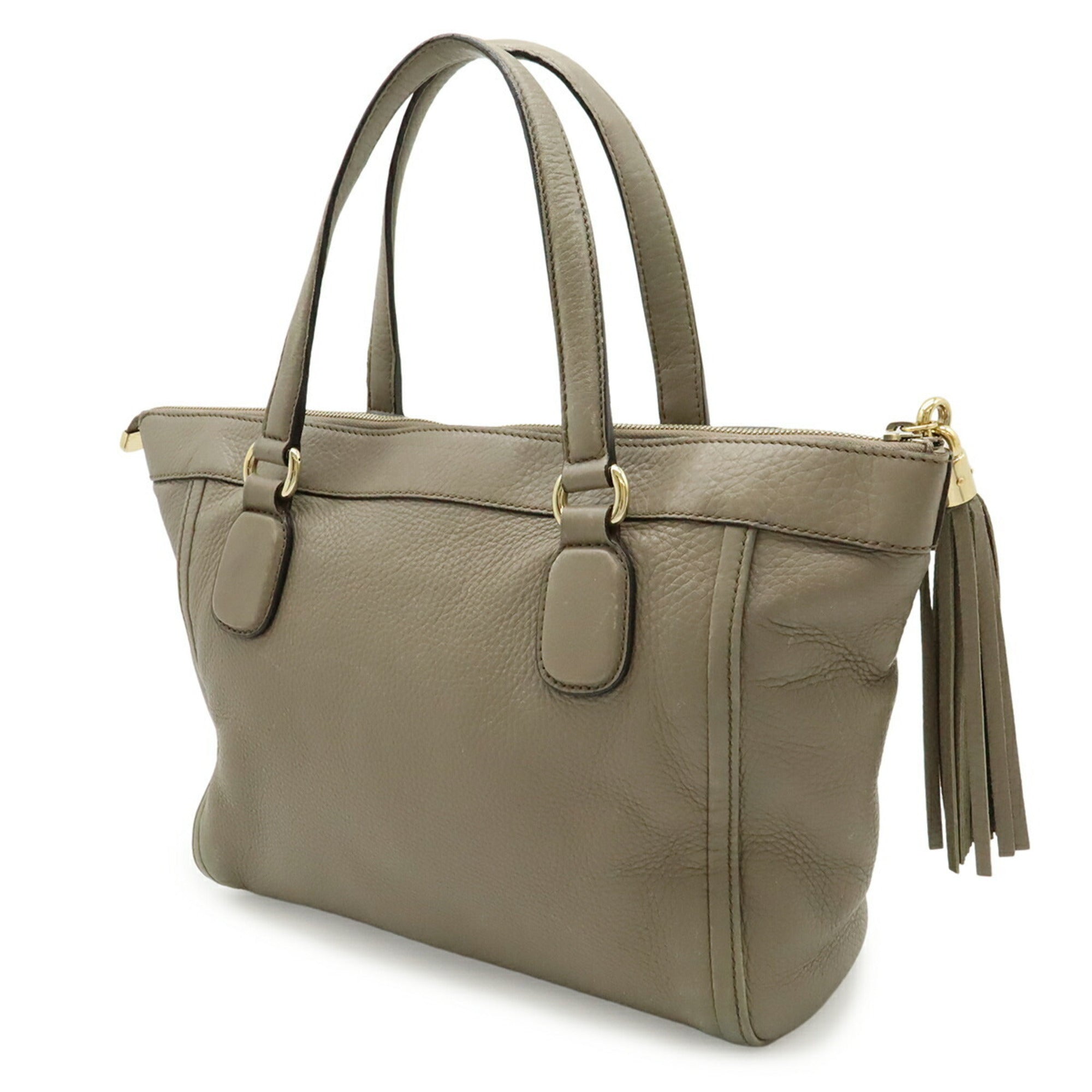Gucci Soho Leather Handbag Tote Bag (Pre-Owned)