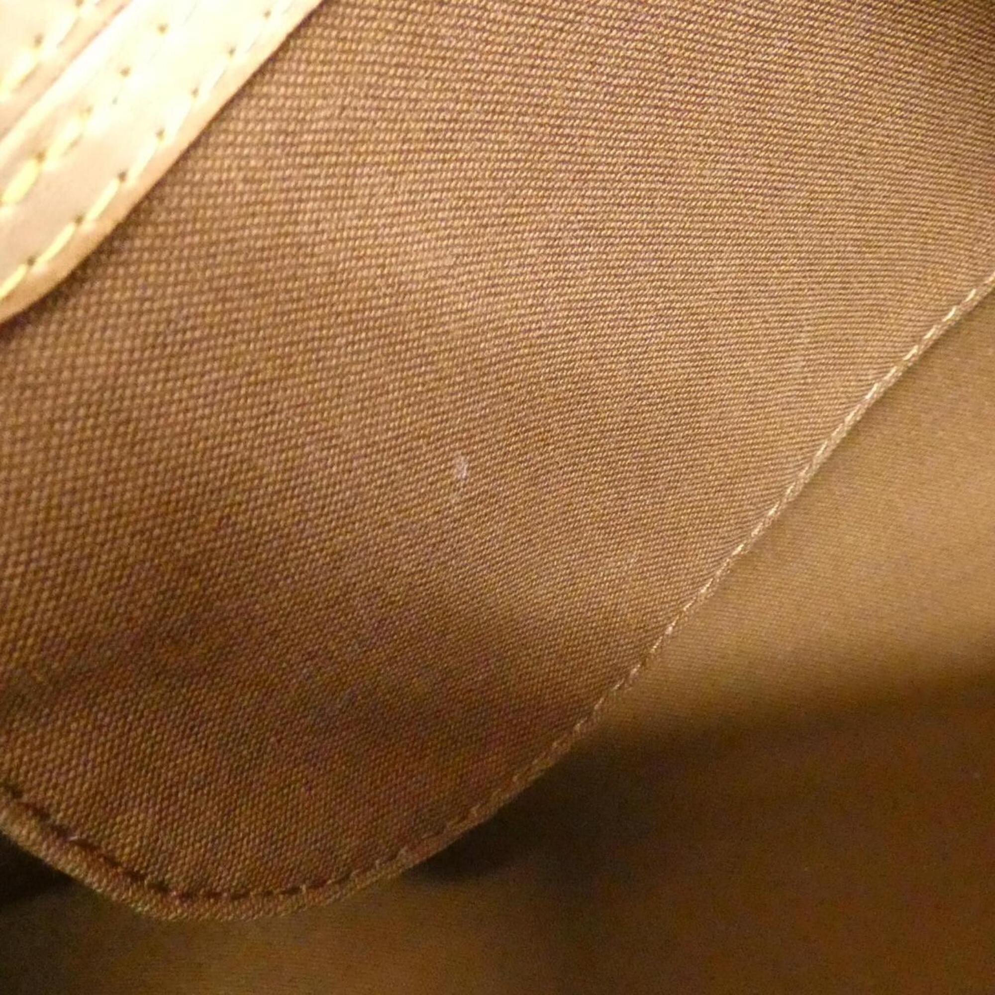 Louis Vuitton Monogram Marron Coated Canvas Shoulder Bag (Pre-Owned)