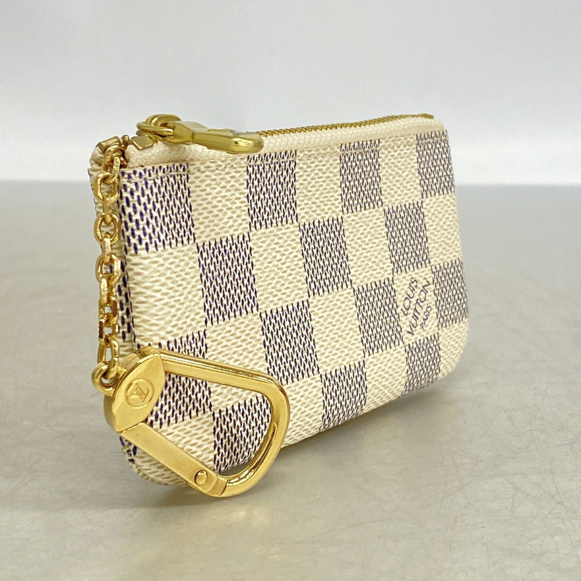 Louis Vuitton White Coin Purse/Coin Case (Pre-Owned)