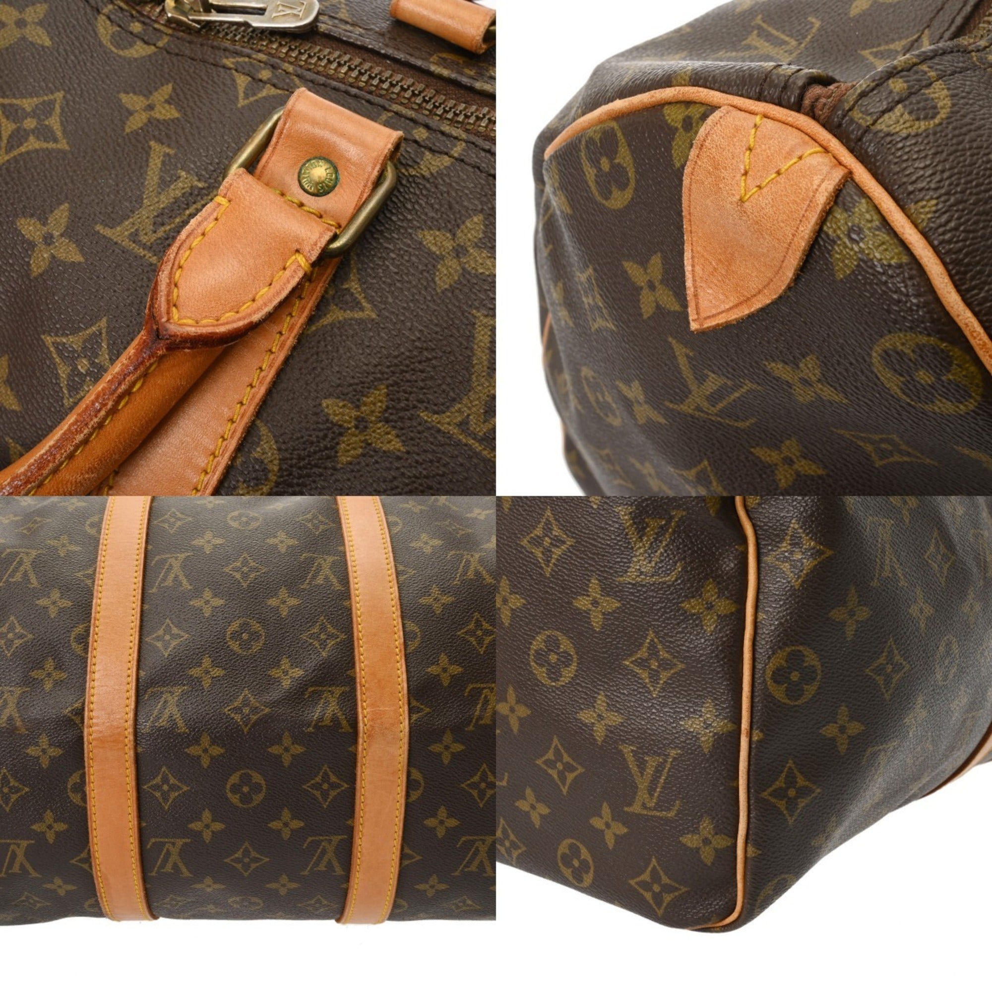 Louis Vuitton Monogram Brown Monogram Boston Bag (Pre-Owned)