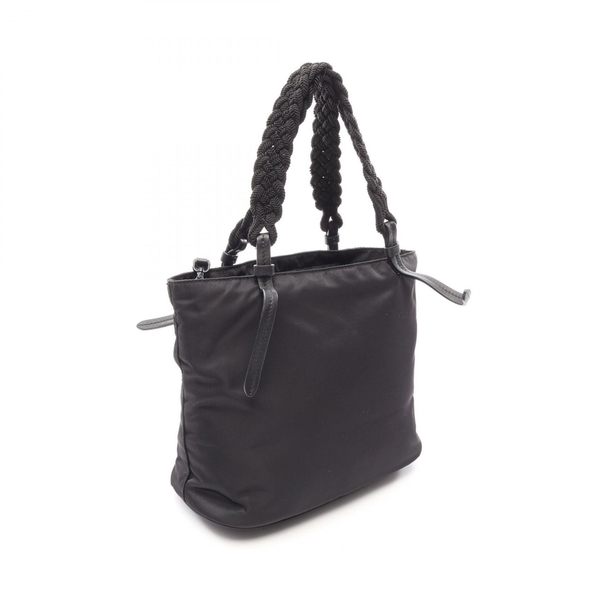 Prada Black Nylon Handbag (Pre-Owned)