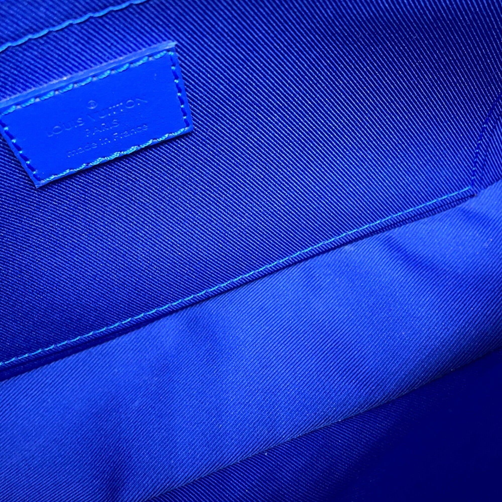 Louis Vuitton Blue Monogram Monogram Handbag Shoulder Bag (Pre-Owned)