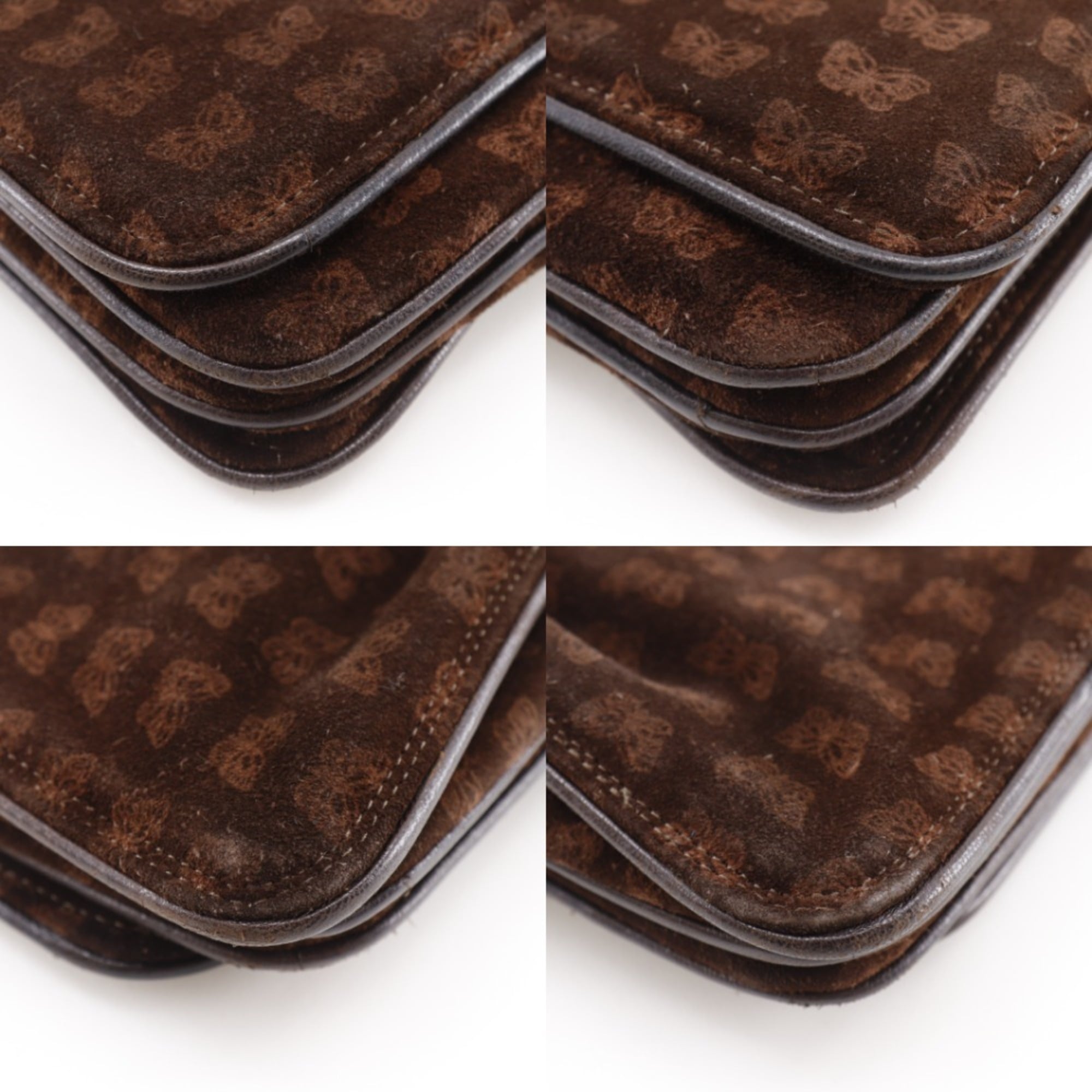 Bottega Veneta Brown Suede Shoulder Bag Tote Bag (Pre-Owned)