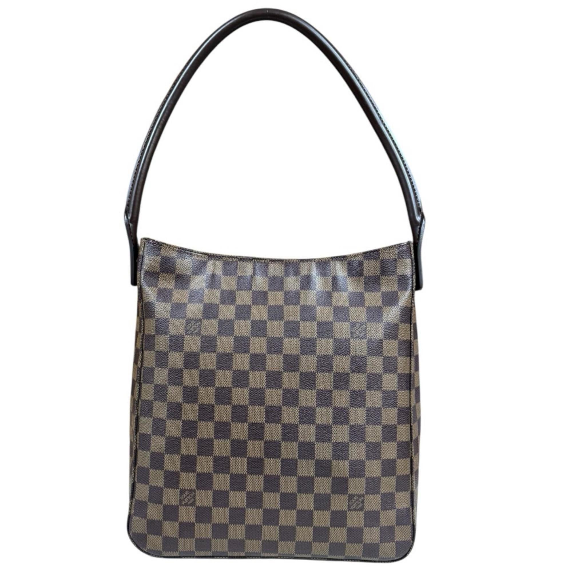 Louis Vuitton Damier Brown Damier Canvas Or Damier Canvas Shoulder Bag (Pre-Owned)