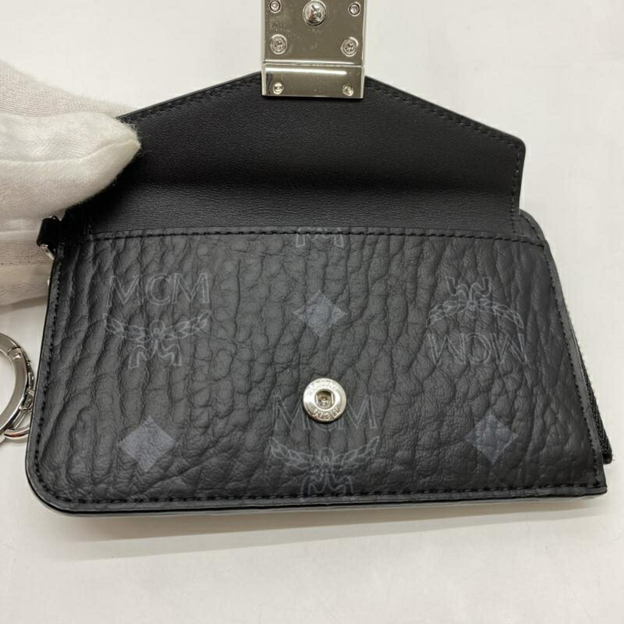 Mcm Black Coin Purse/Coin Case (Pre-Owned)