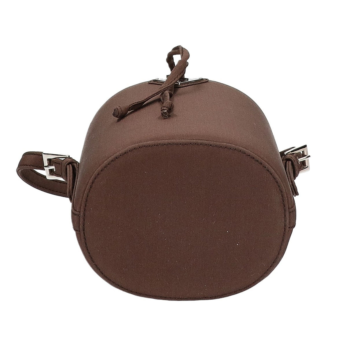 Prada Brown Satin Handbag (Pre-Owned)
