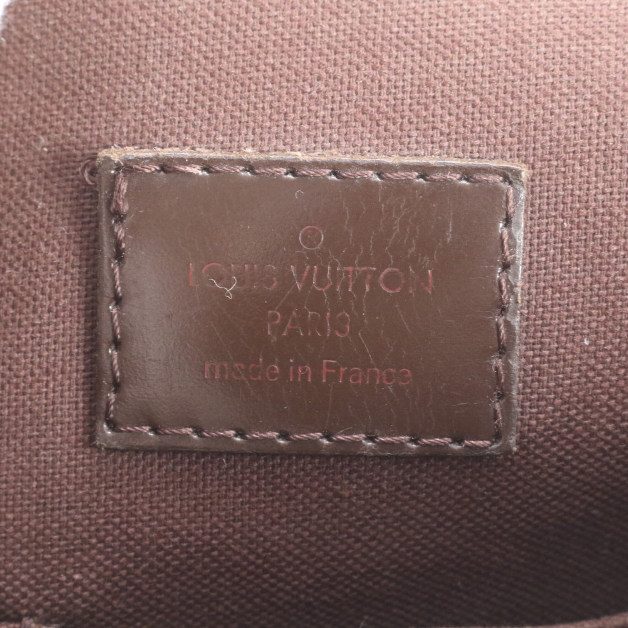 Louis Vuitton Brown Damier Canvas Coated Canvas Leather Shoulder Bag (Pre-Owned)