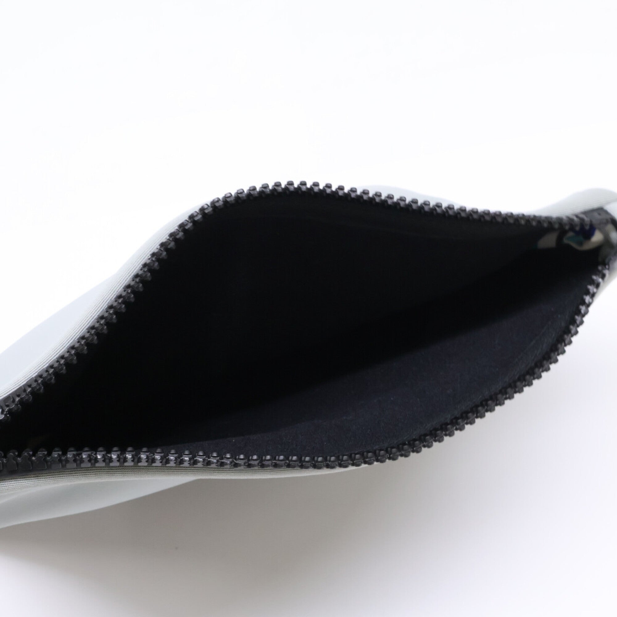 Hermes Gray Neoprene Pouch (Pre-Owned)