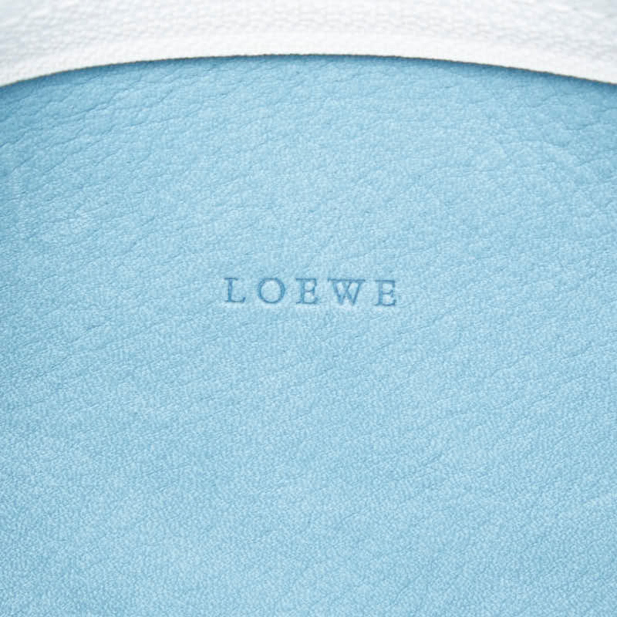Loewe Blue Suede Handbag Pouch (Pre-Owned)