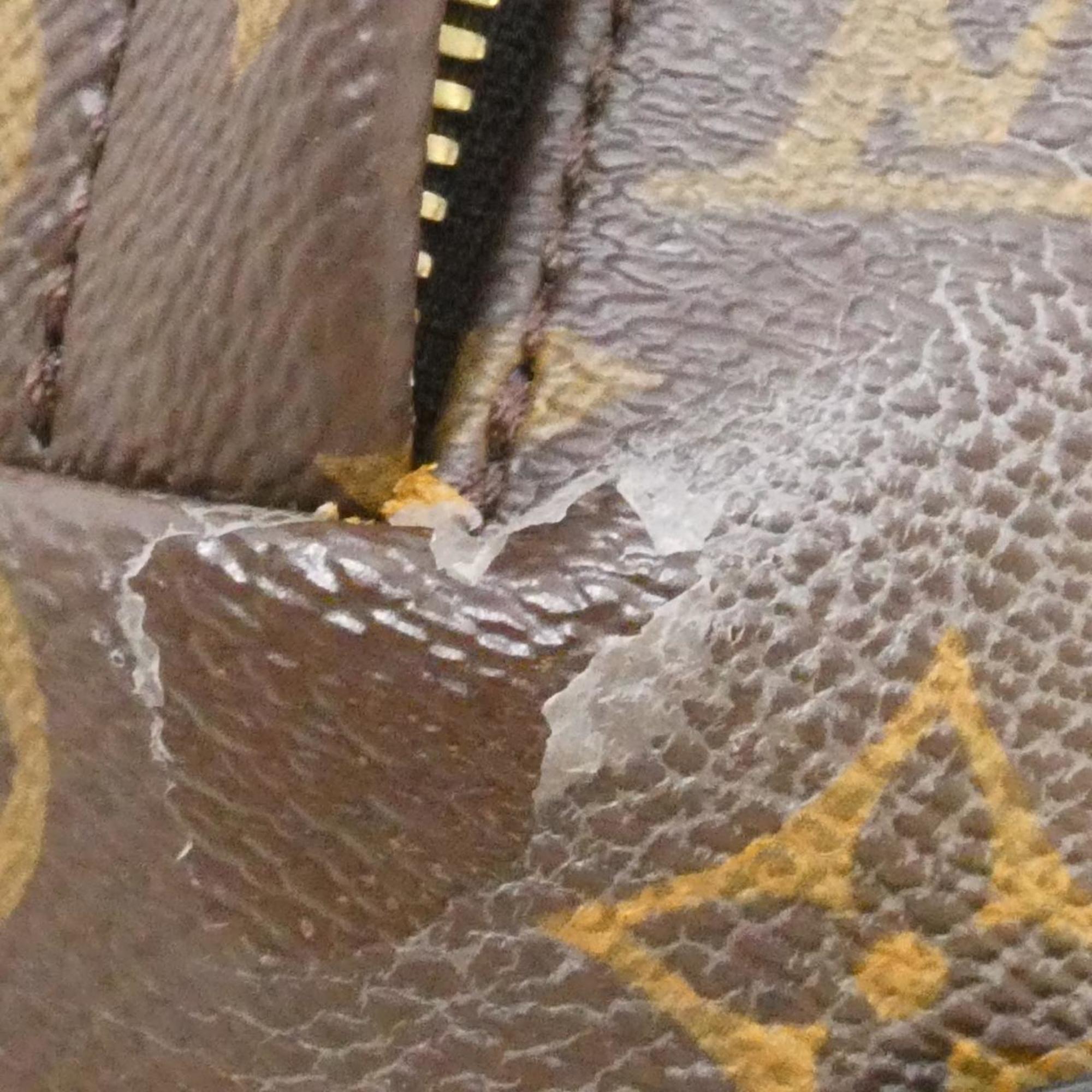 Louis Vuitton Brown Coated Canvas Backpack (Pre-Owned)