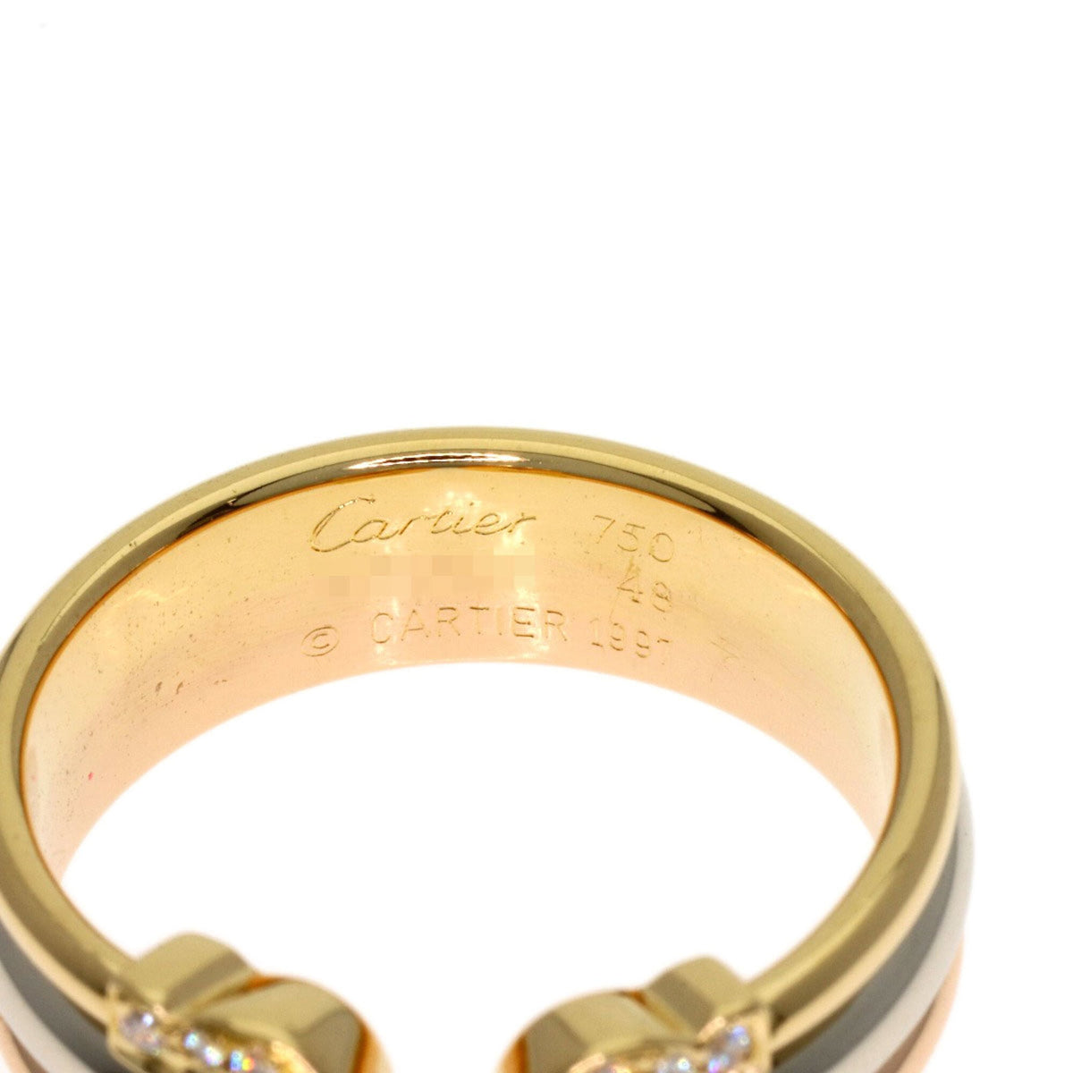 Cartier Yellow Gold (18K) Pink Gold (18K) White Gold (18K) Band Ring (Pre-Owned)