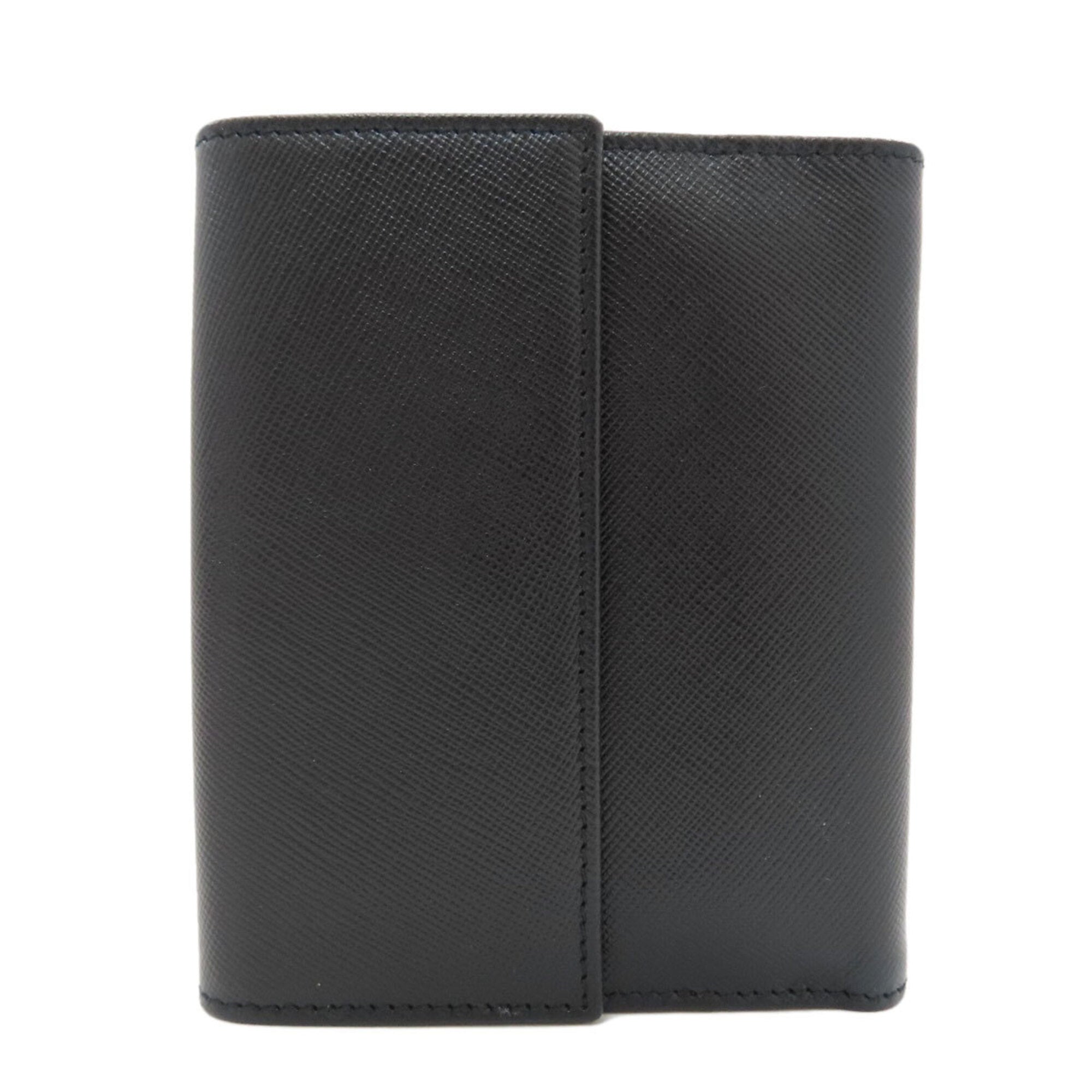 Salvatore Ferragamo Black Leather Wallet (Bi-Fold) (Pre-Owned)