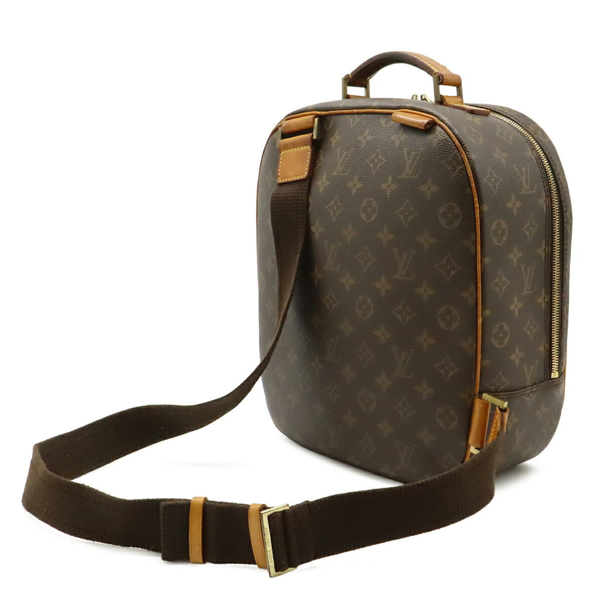 Louis Vuitton Brown Monogram Monogram Canvas Coated Canvas Handbag Shoulder Bag (Pre-Owned)