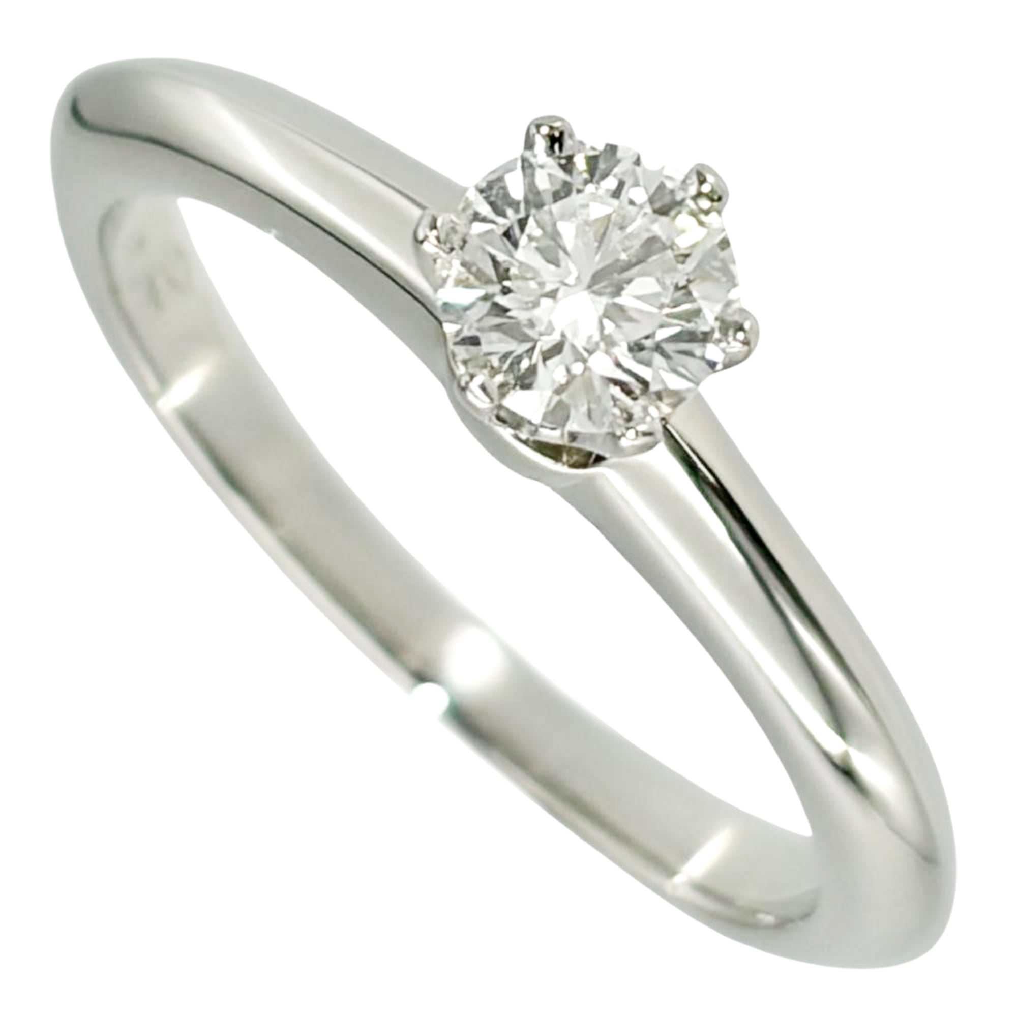 Tiffany Platinum Platinum 950 Band Ring (Pre-Owned)