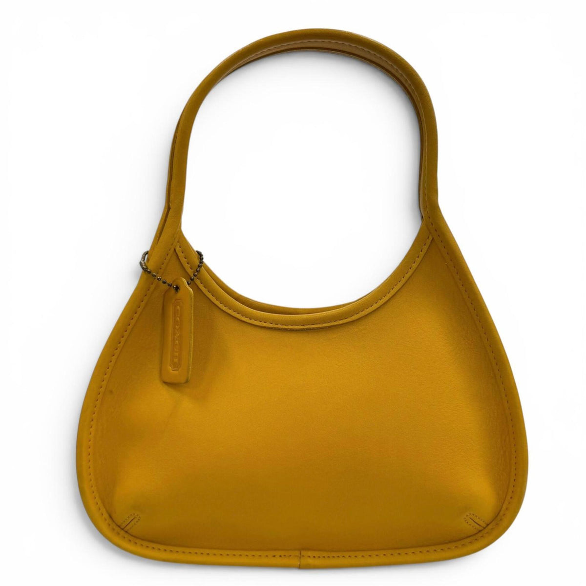 Coach Mustard Leather Shoulder Bag (Pre-Owned)