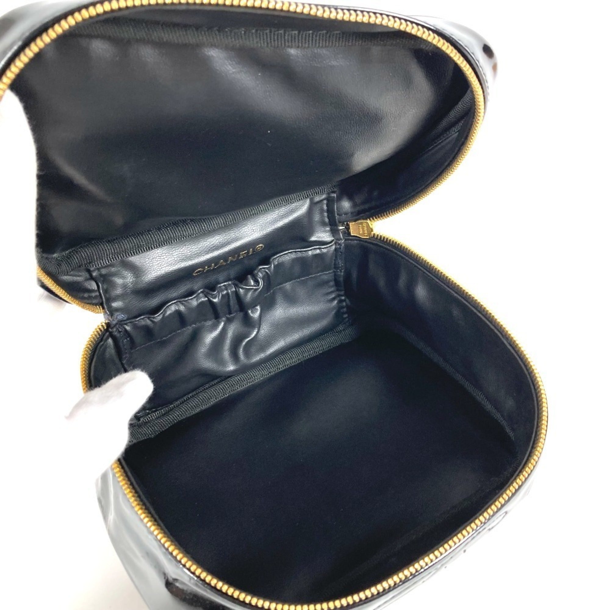 Chanel Black Handbag Vanity Bag (Pre-Owned)