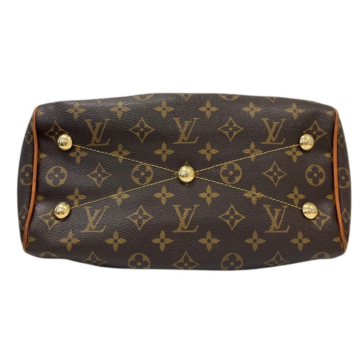 Louis Vuitton Brown Monogram Canvas Handbag (Pre-Owned)