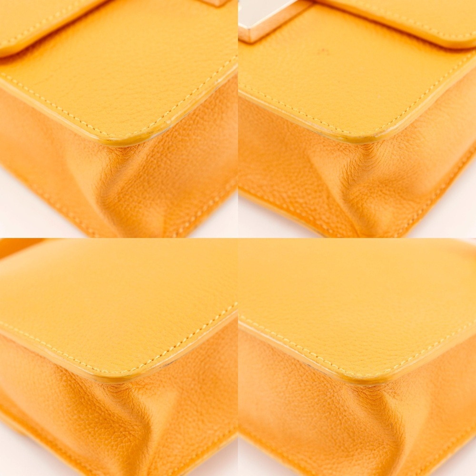 Jimmy Choo Yellow Leather Handbag (Pre-Owned)