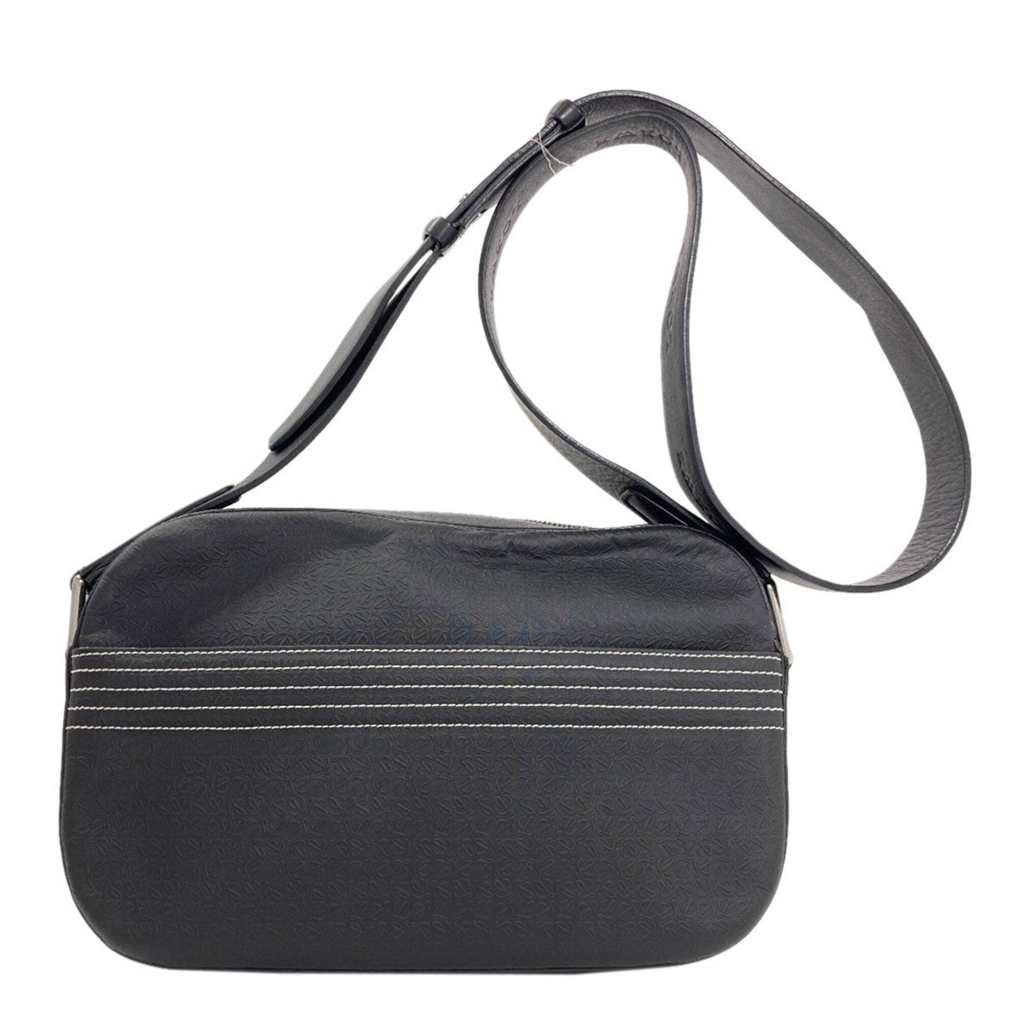 Loewe Black Leather Shoulder Bag (Pre-Owned)