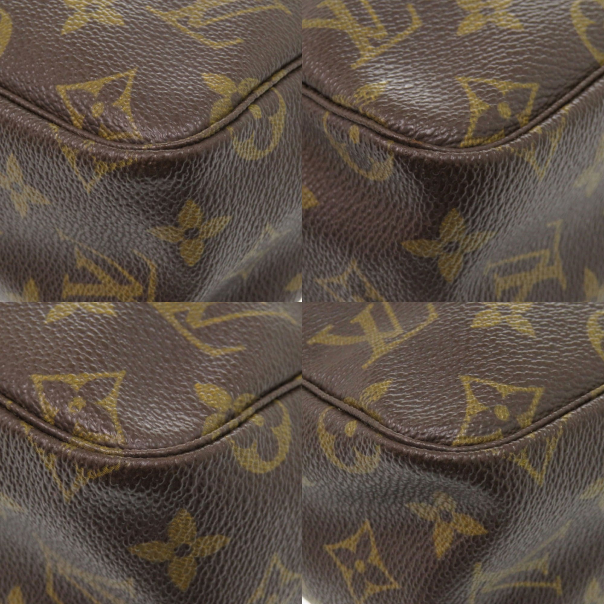 Louis Vuitton Brown Monogram Monogram Clutch Bag Pouch (Pre-Owned)