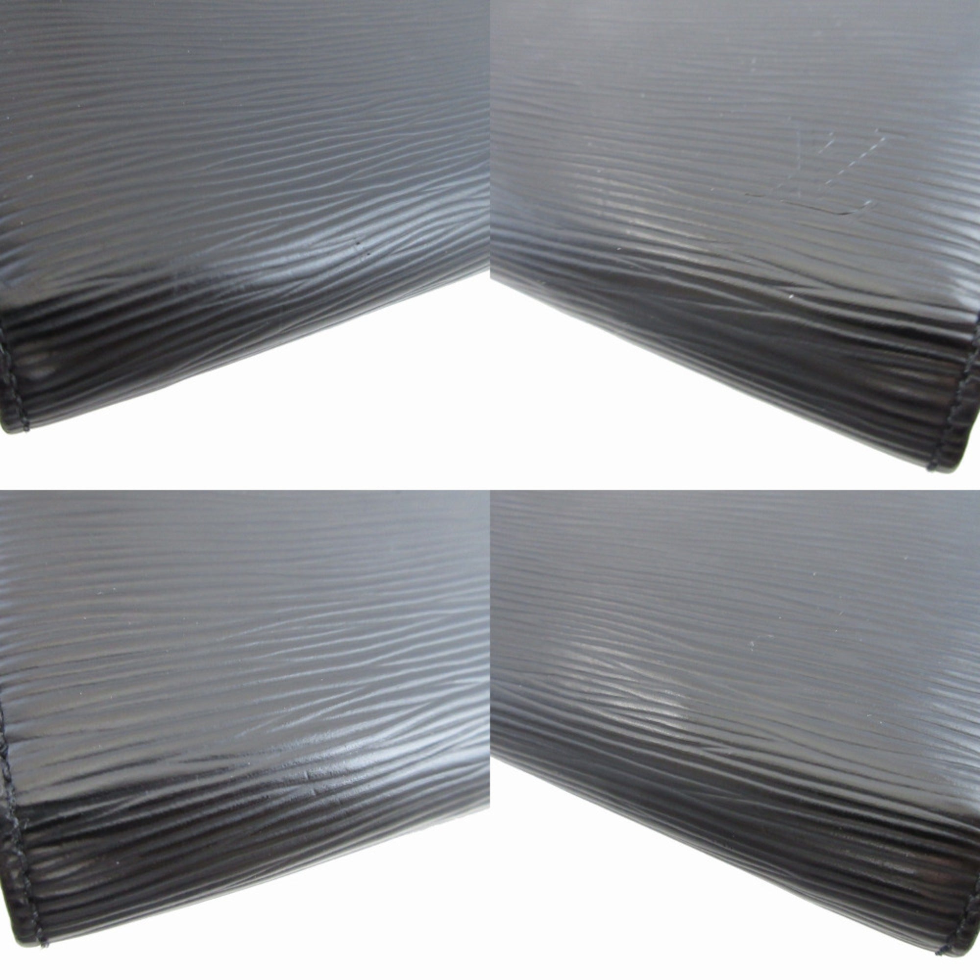 Louis Vuitton Black Epi Leather Long Wallet (Bi-Fold) (Pre-Owned)
