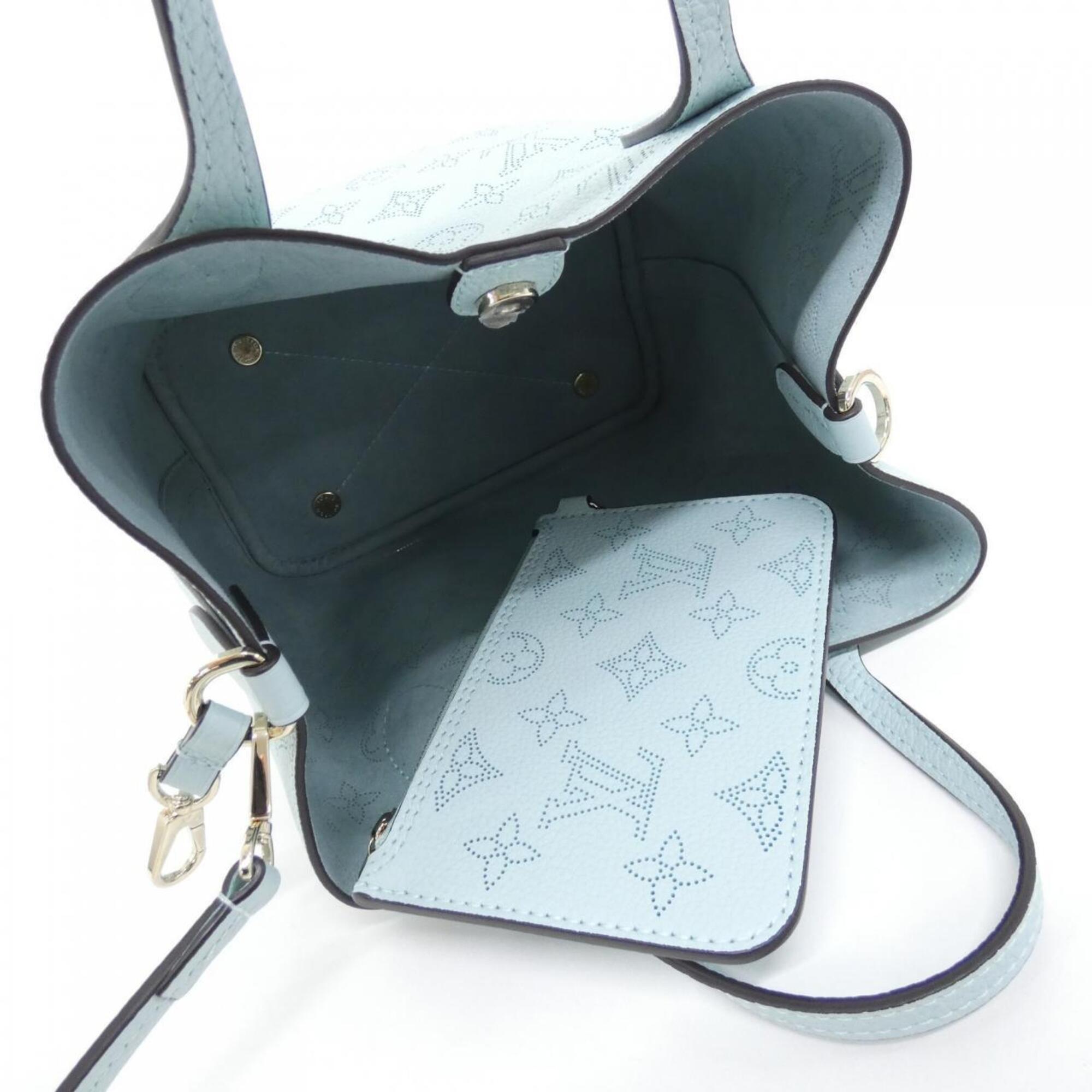Louis Vuitton Blue Leather Handbag Pouch (Pre-Owned)