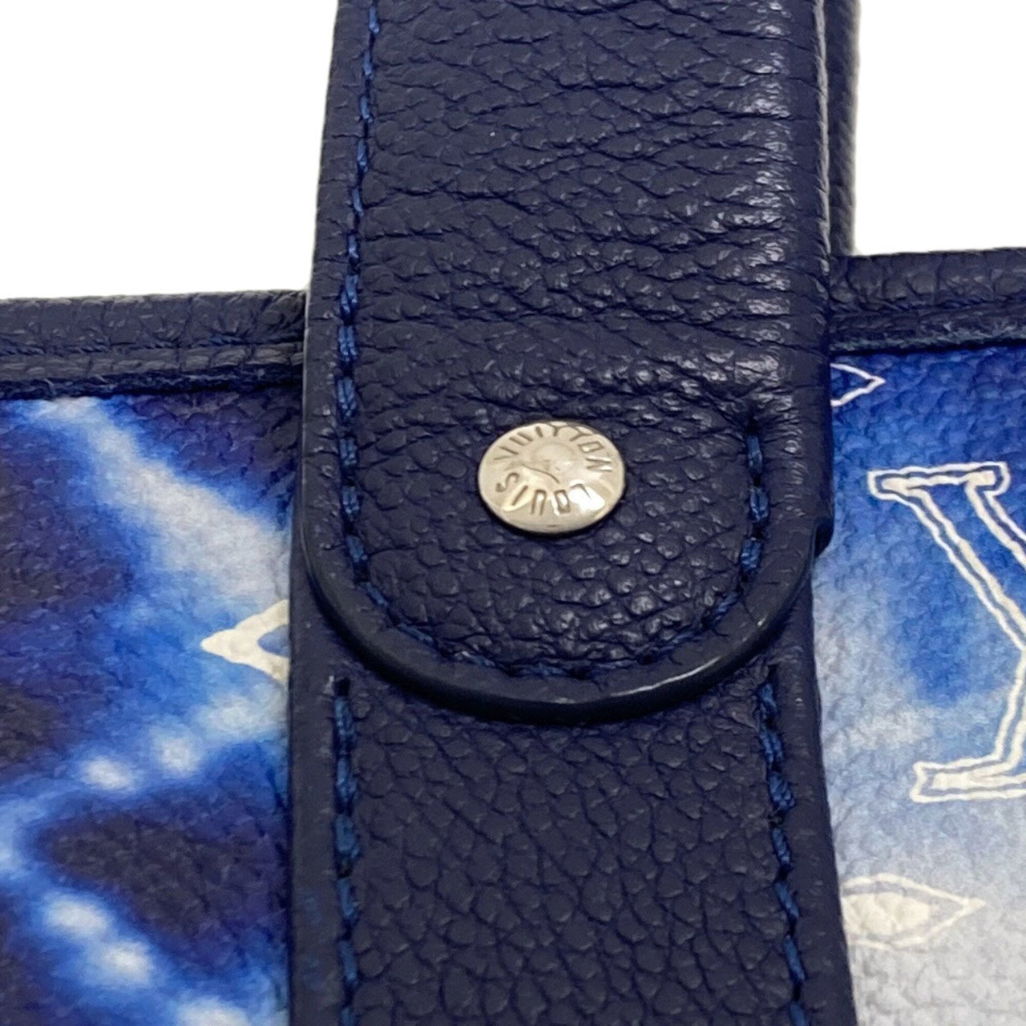 Louis Vuitton Blue Monogram Tote Bag (Pre-Owned)