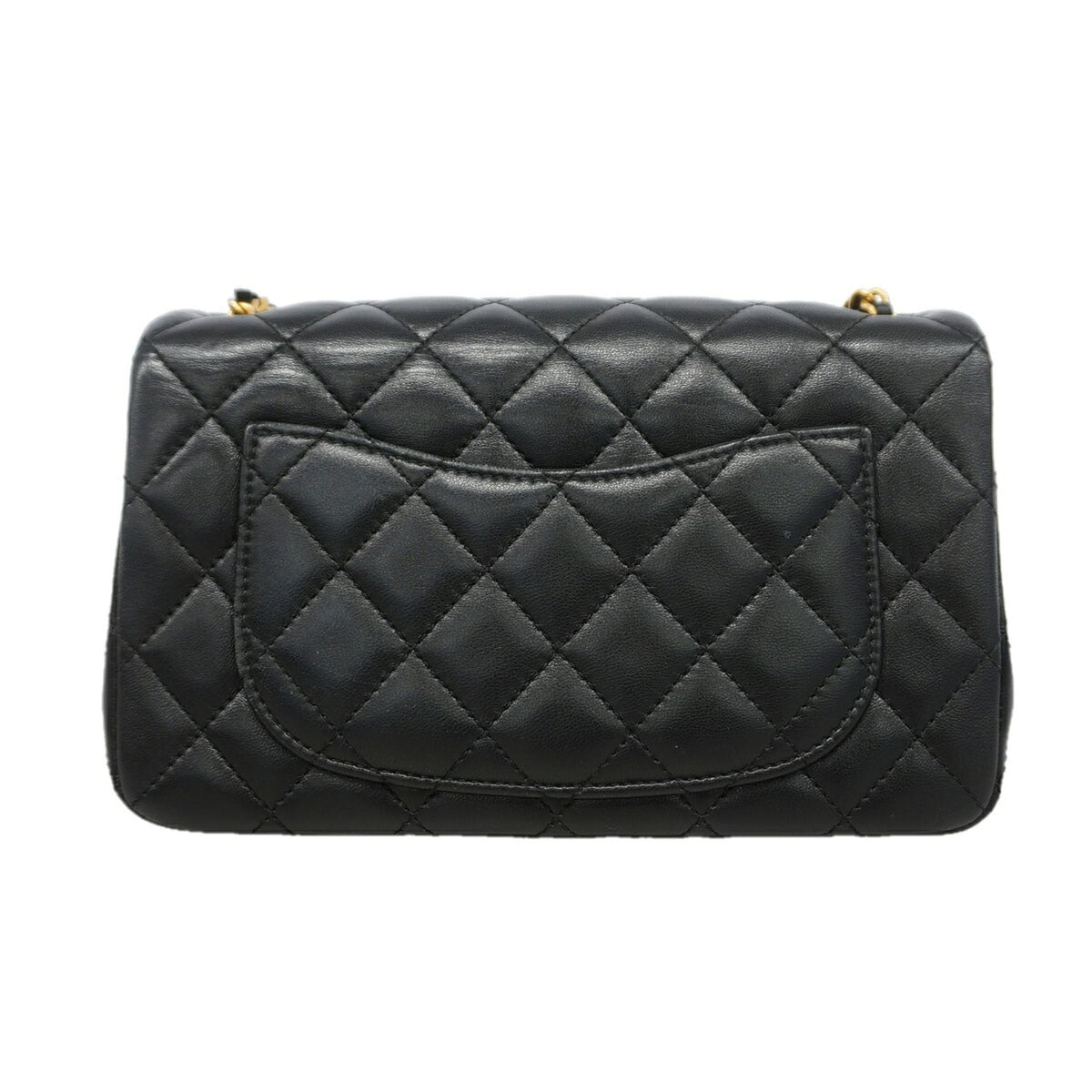 Chanel Black Leather Shoulder Bag (Pre-Owned)