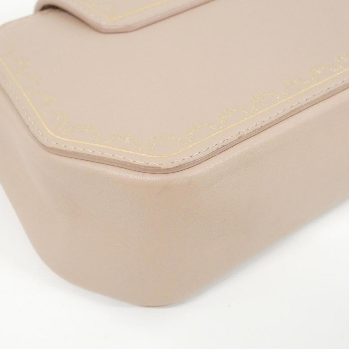 Cartier Light Pink Leather Shoulder Bag (Pre-Owned)
