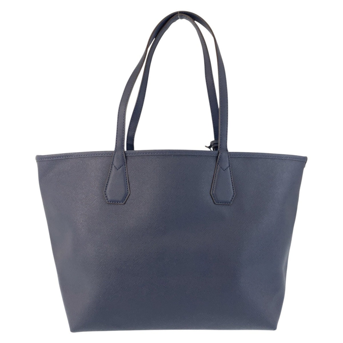 Michael Kors Navy Leather Pouch Shoulder Bag Tote Bag (Pre-Owned)