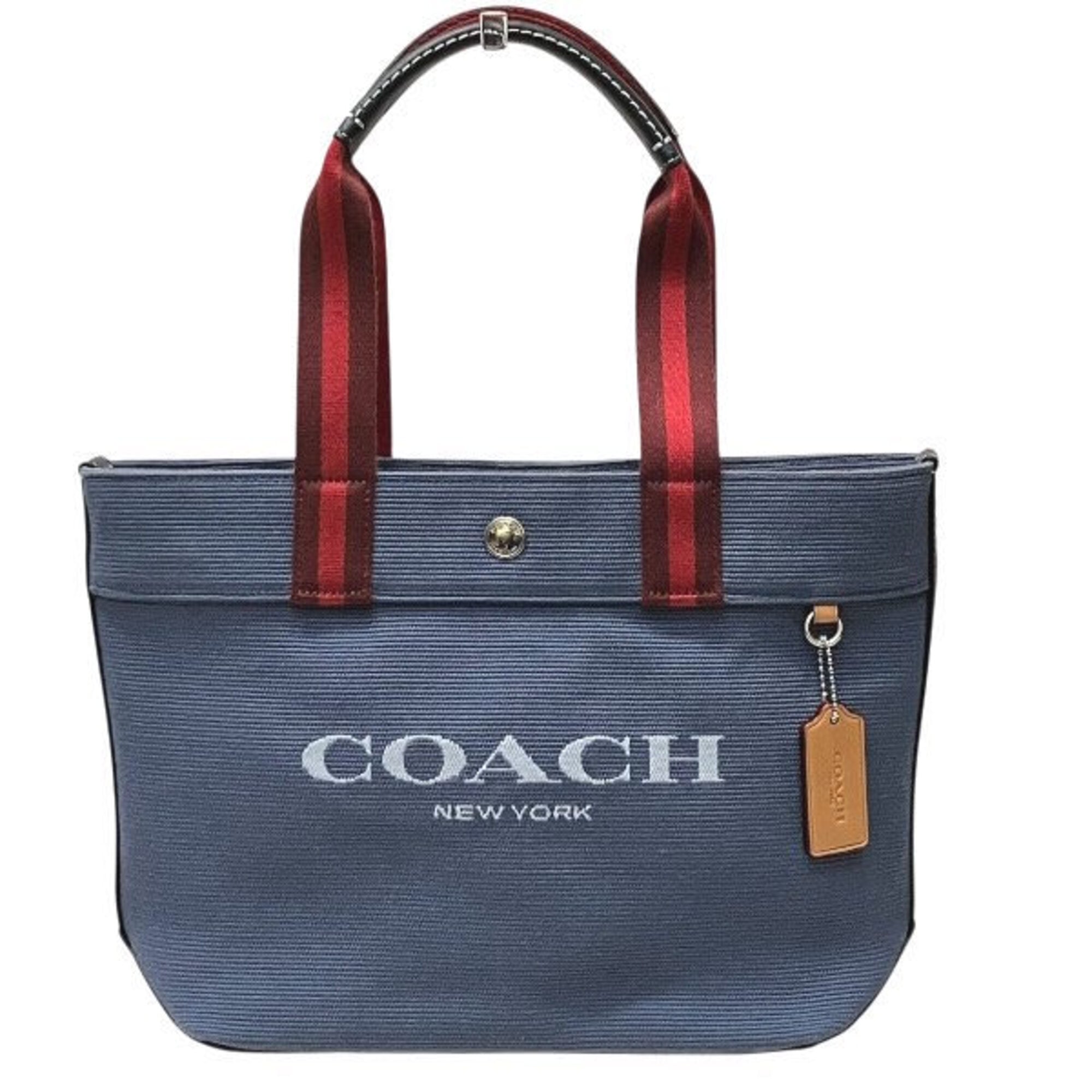 Coach Blue Denim Tote Bag (Pre-Owned)