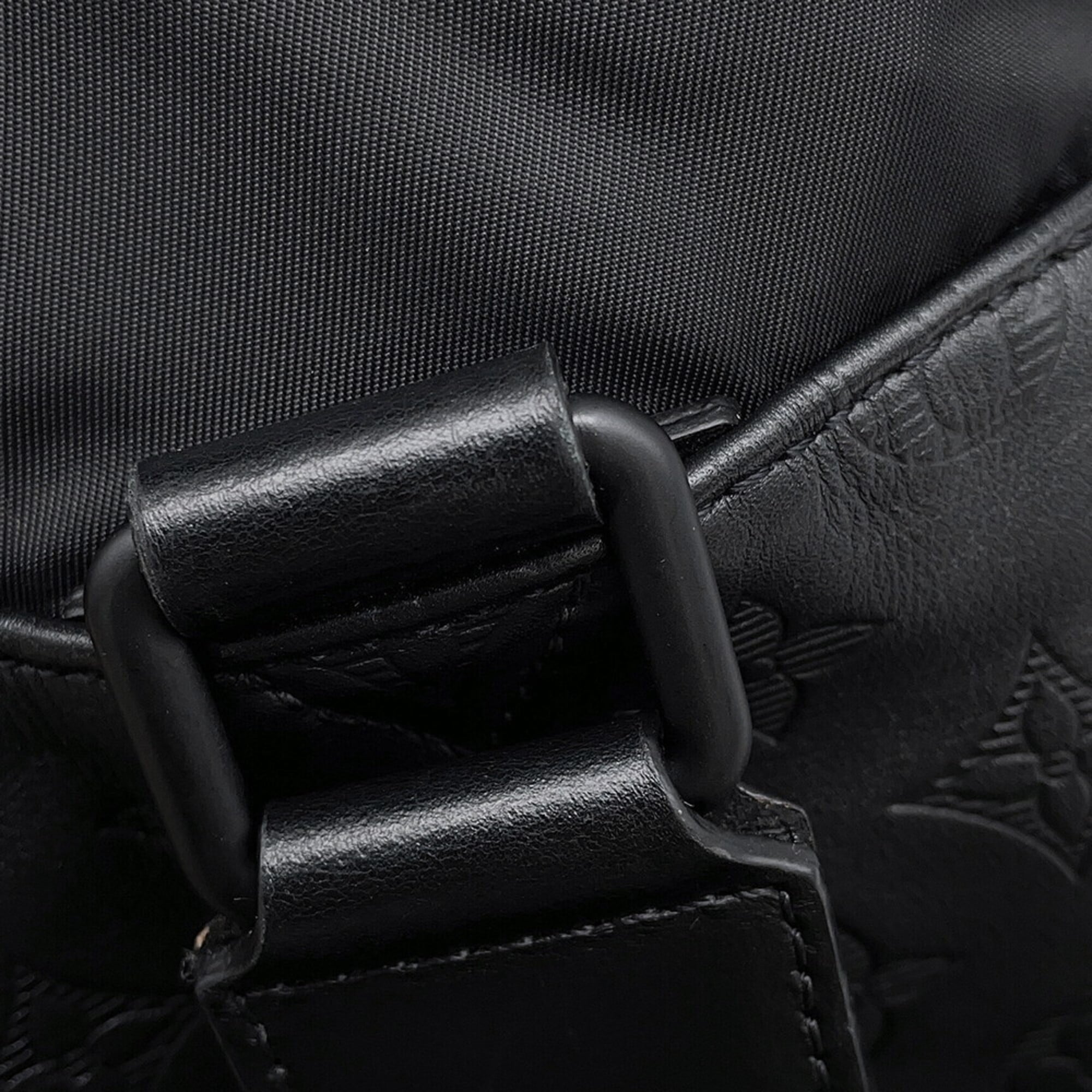 Louis Vuitton Black Monogram Noir Monogram Shadow Handbag Sling Bag (Pre-Owned)